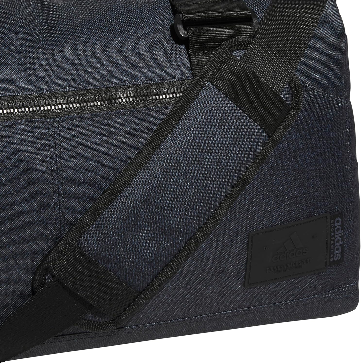 image:imageadidas Lounge Premium Sport Duffel Bag for Travel and Gym Alumina Beige One SizeTwill BlackBlack