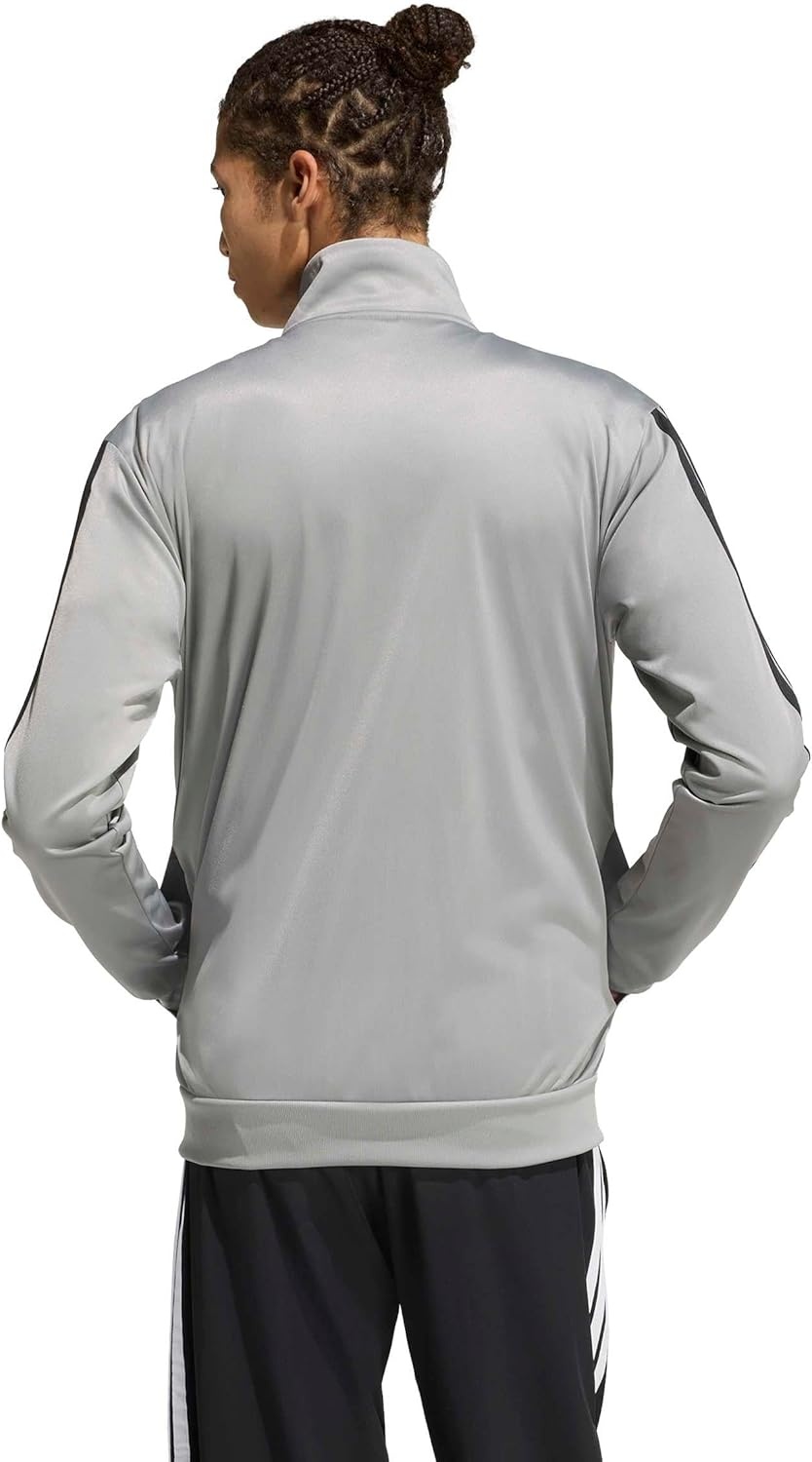 image:imageadidas Mens 3Stripes Tricot Track TopCh Solid Grey