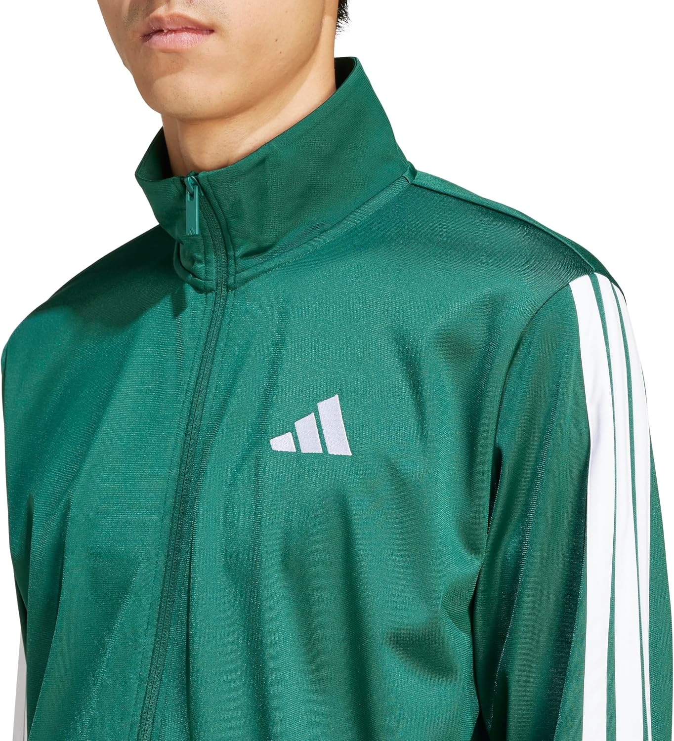 image:imageadidas Mens 3Stripes Tricot Track TopCollegiate Green