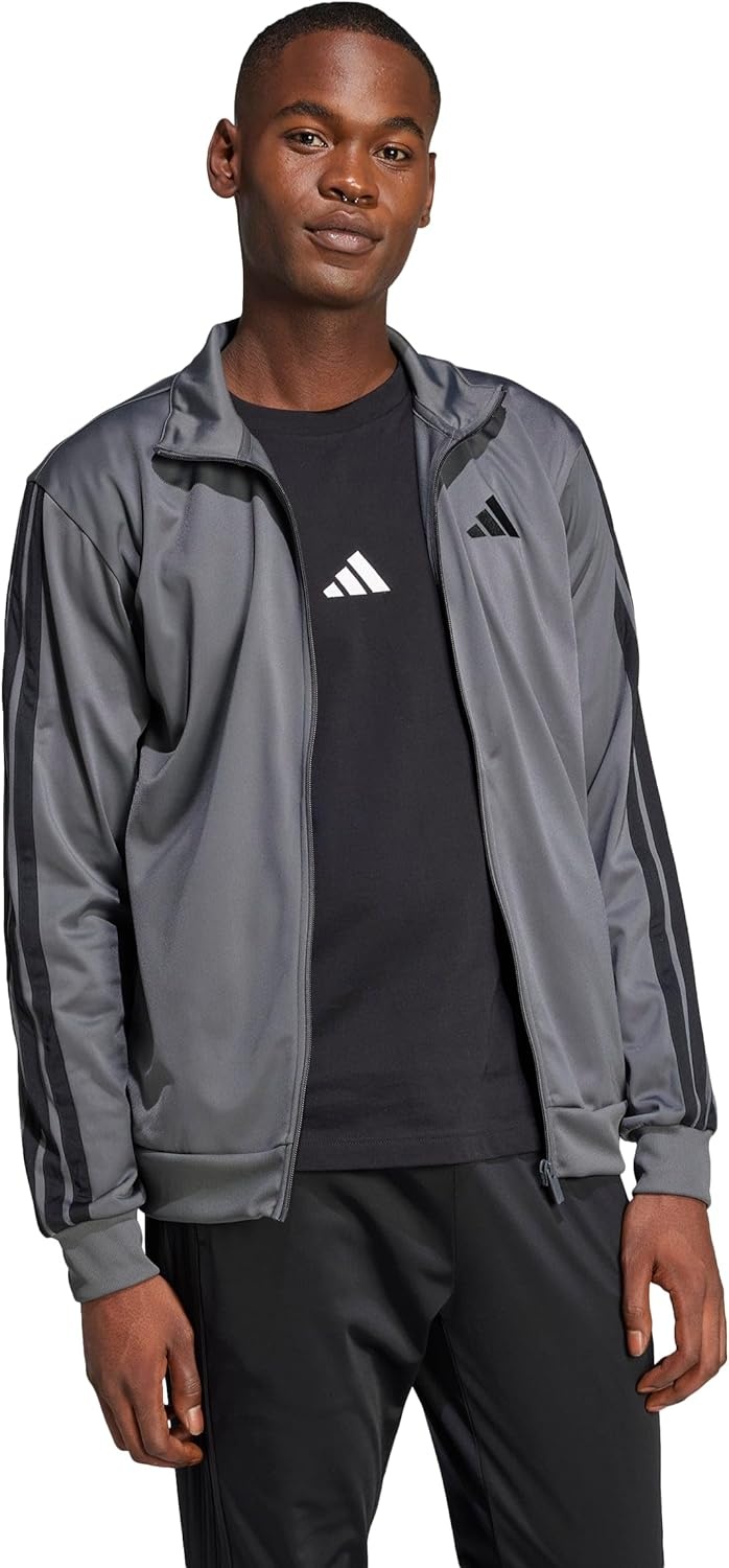 image:imageadidas Mens 3Stripes Tricot Track TopGrey