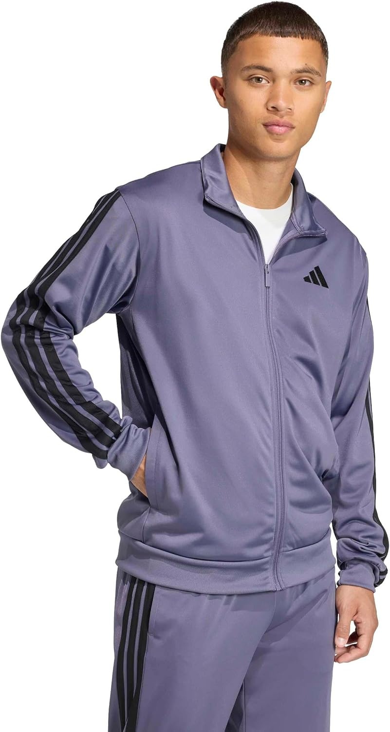 image:imageadidas Mens 3Stripes Tricot Track TopPreloved Violet