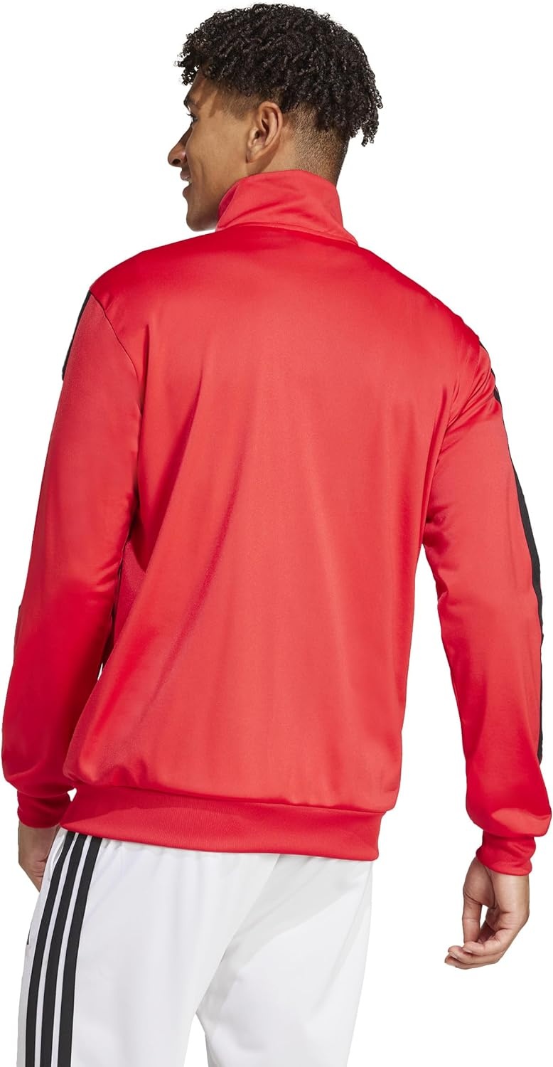 image:imageadidas Mens 3Stripes Tricot Track TopPure Ruby