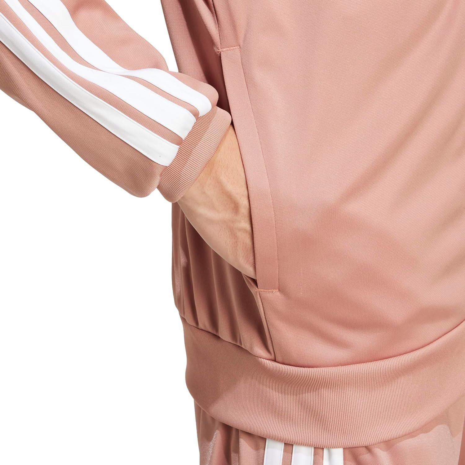 image:imageadidas Mens 3Stripes Tricot Track TopWarm Clay