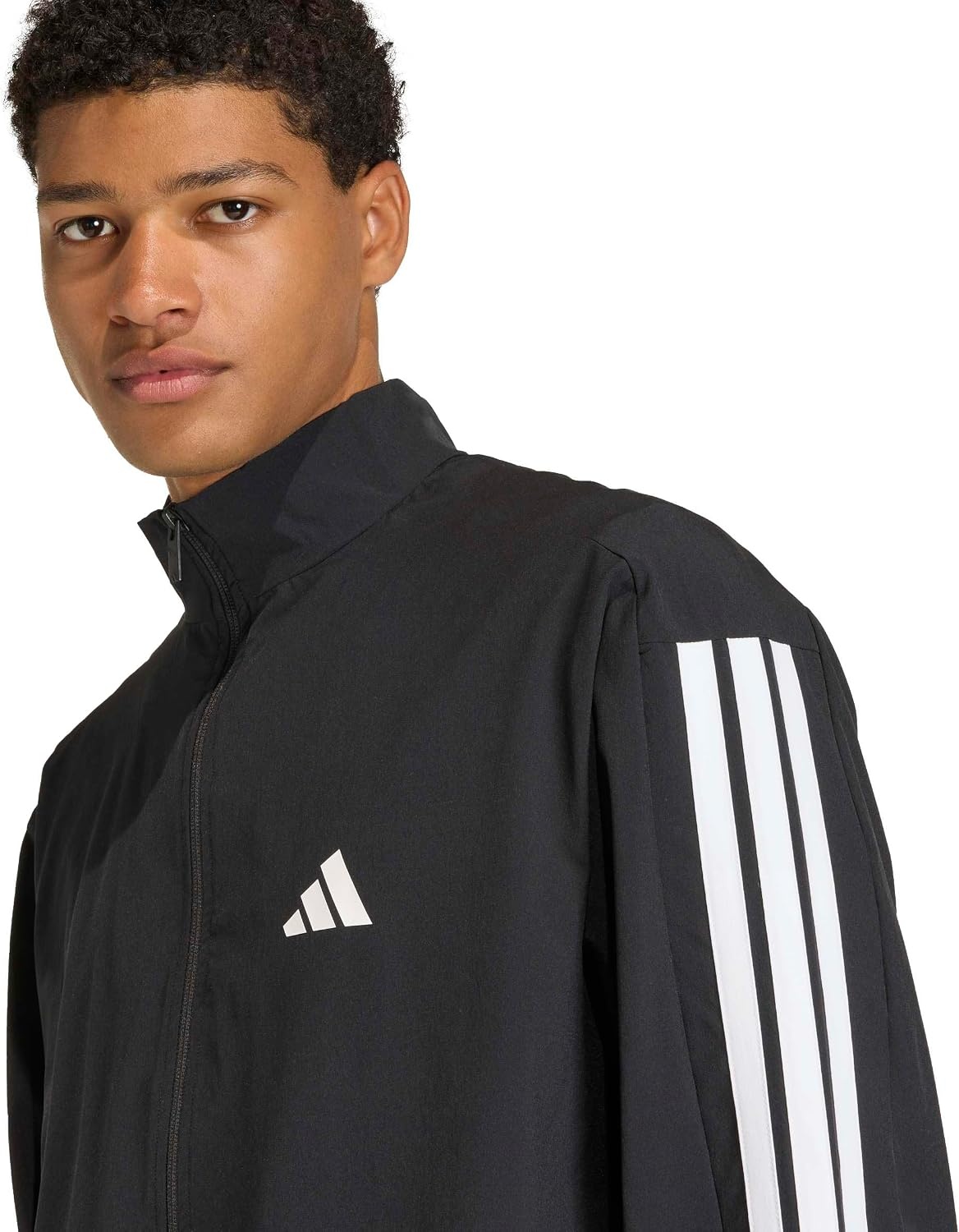 image:imageadidas Mens 3stripes Woven Track TopBlack