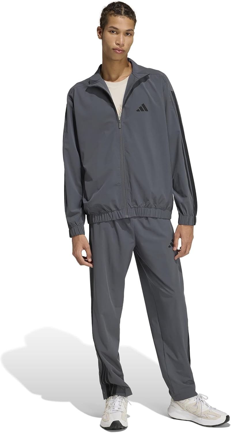 image:imageadidas Mens 3stripes Woven Track TopGrey