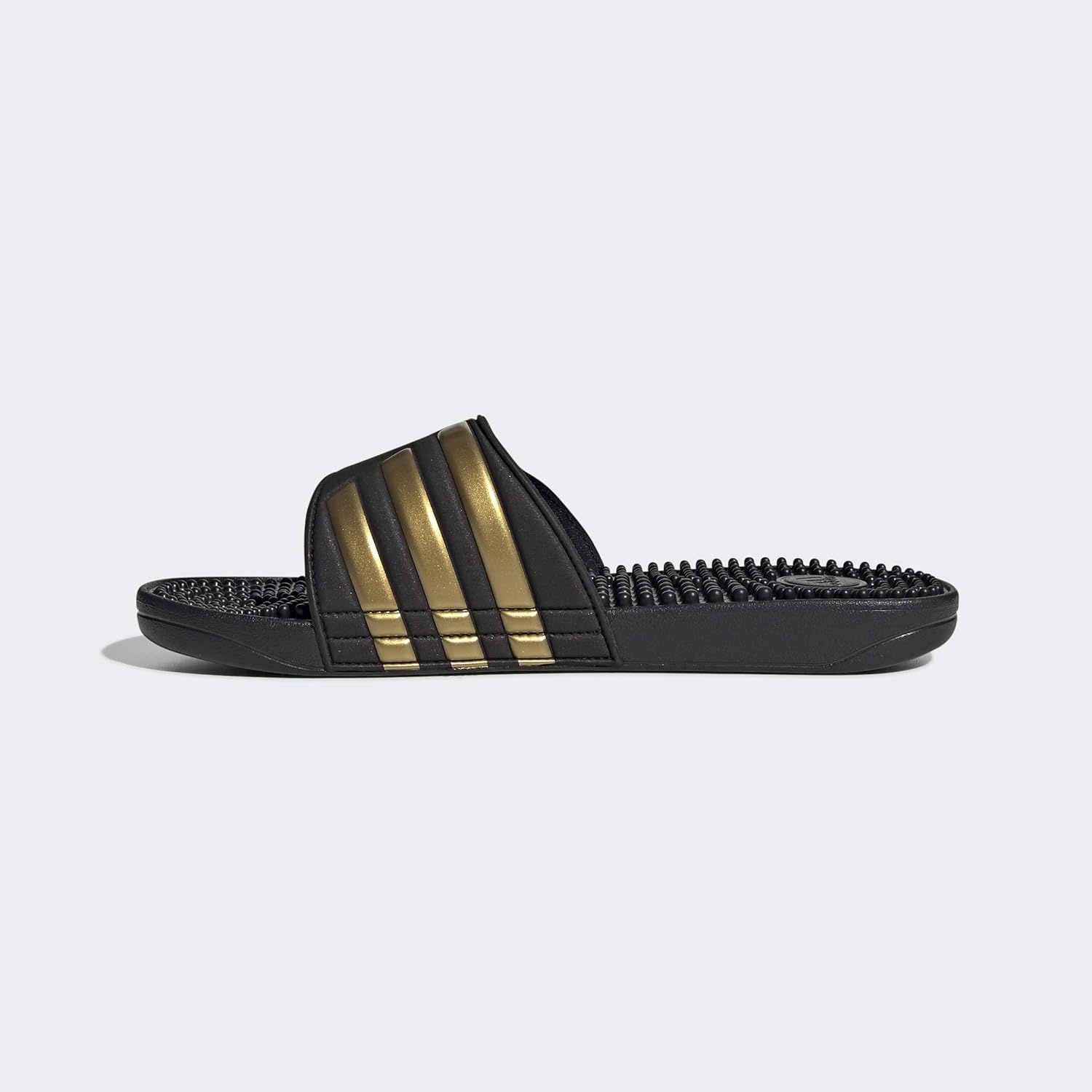 image:imageadidas Mens Adissage Slide SandalsBlackGold MetallicBlack