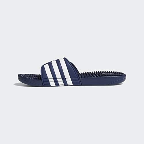 image:imageadidas Mens Adissage Slide SandalsDark BlueWhiteDark Blue