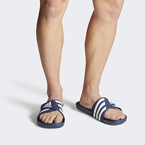 image:imageadidas Mens Adissage Slide SandalsDark BlueWhiteDark Blue