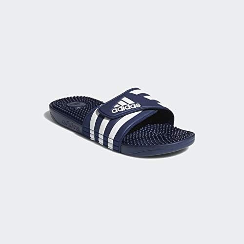 image:imageadidas Mens Adissage Slide SandalsDark BlueWhiteDark Blue
