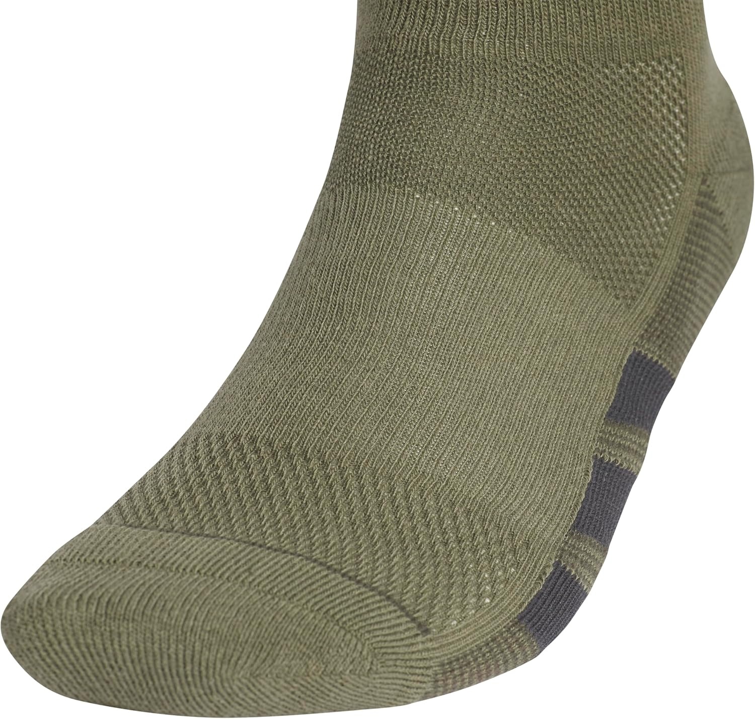 image:imageadidas Mens All Day Training Quarter Socks sports performance above the ankle height with cushioning for running 3PairOlive Strata GreenWonder Alumina GreyOnix Grey