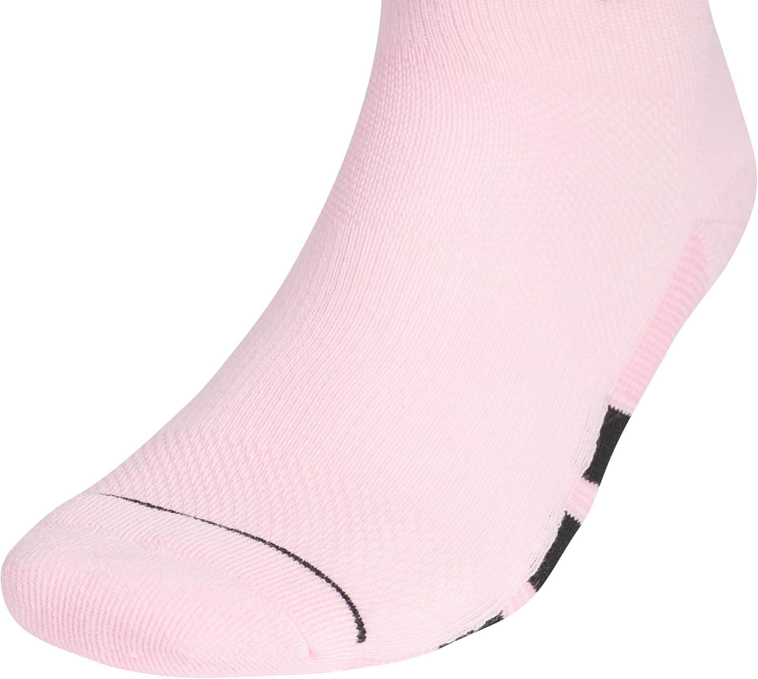 image:imageadidas Mens All Day Training Quarter Socks sports performance above the ankle height with cushioning for running 3PairTrue PinkBlackWhite