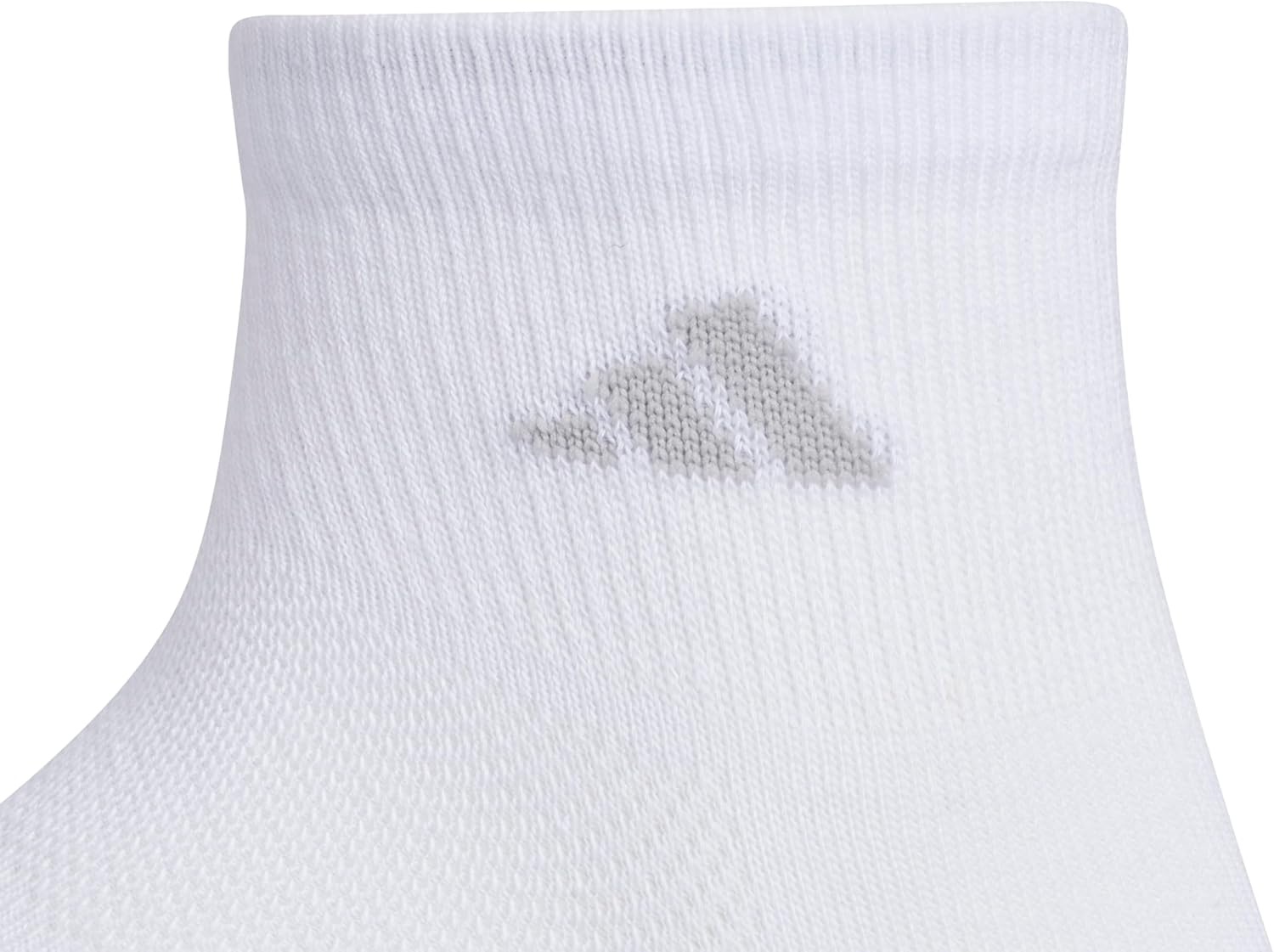 image:imageadidas Mens All Day Training Quarter Socks sports performance above the ankle height with cushioning for running 3PairWhiteBlackClear Onix Grey