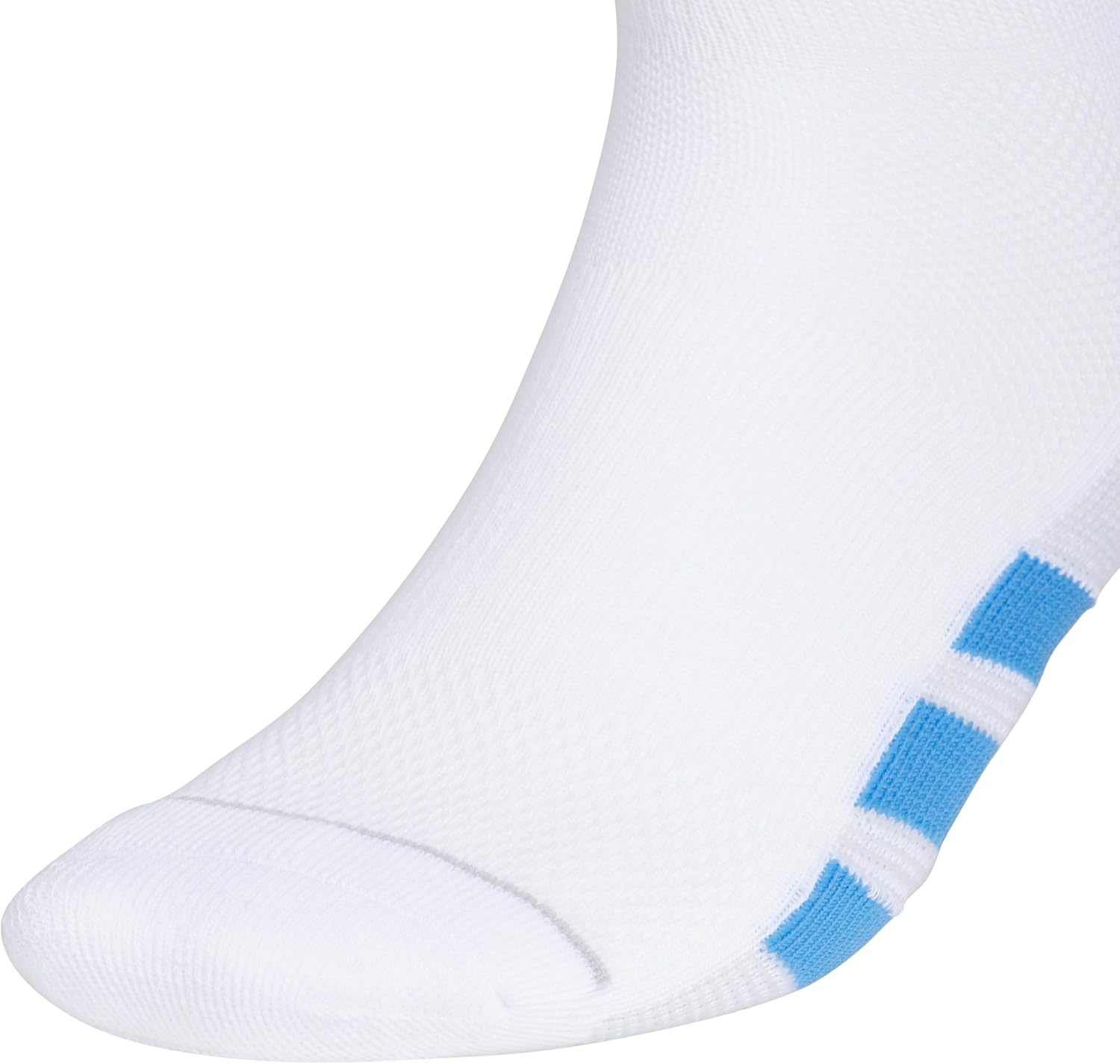image:imageadidas Mens All Day Training Quarter Socks sports performance above the ankle height with cushioning for running 3PairWhiteRay BluePure Orange