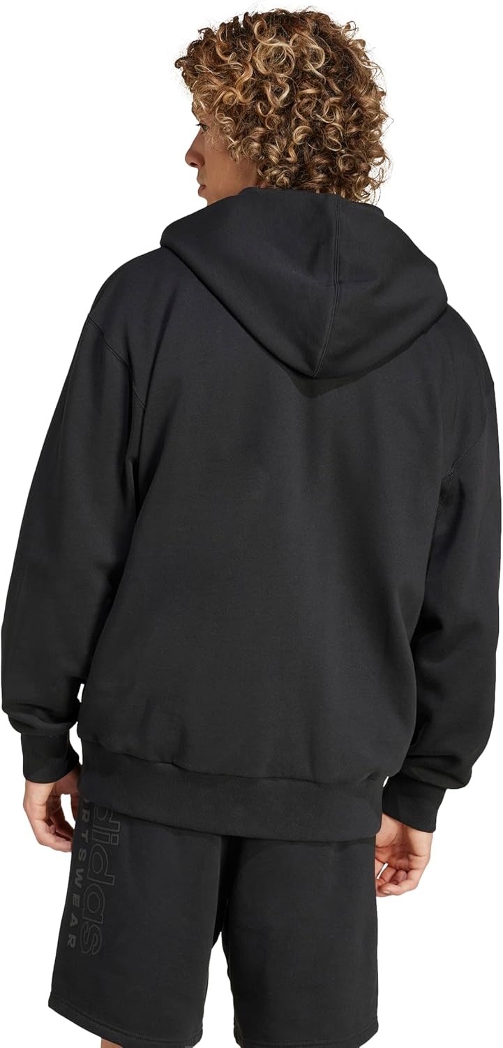 image:imageadidas Mens All Szn Fleece FullZip Hoodie SweatshirtBlack