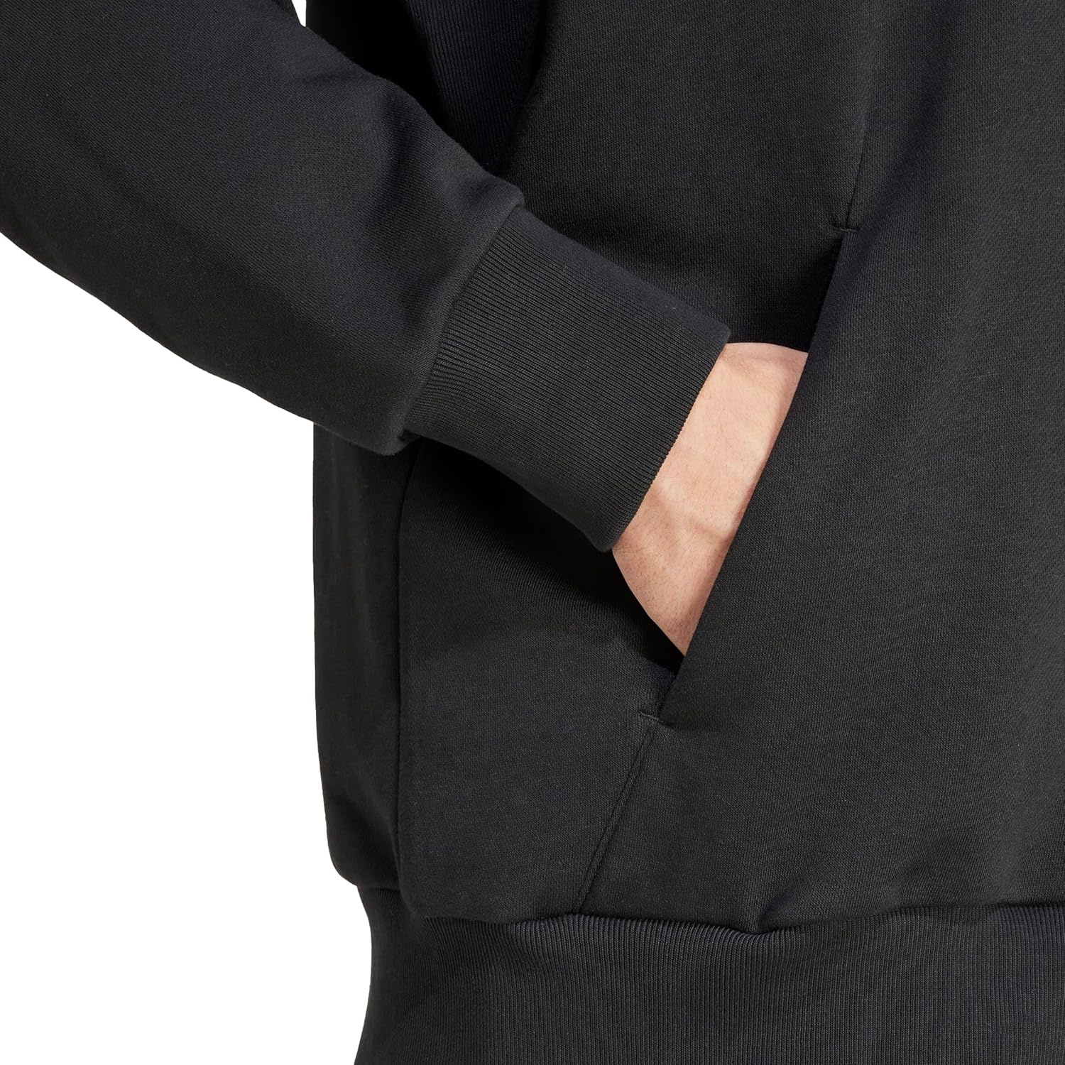 image:imageadidas Mens All Szn Fleece FullZip Hoodie SweatshirtBlack