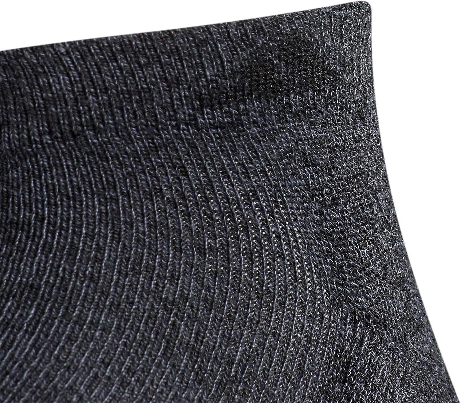 image:imageadidas Mens Athletic Cushioned Low Cut Ankle Socks 6 Pairs Durable amp ComfortableBlackOnix Grey