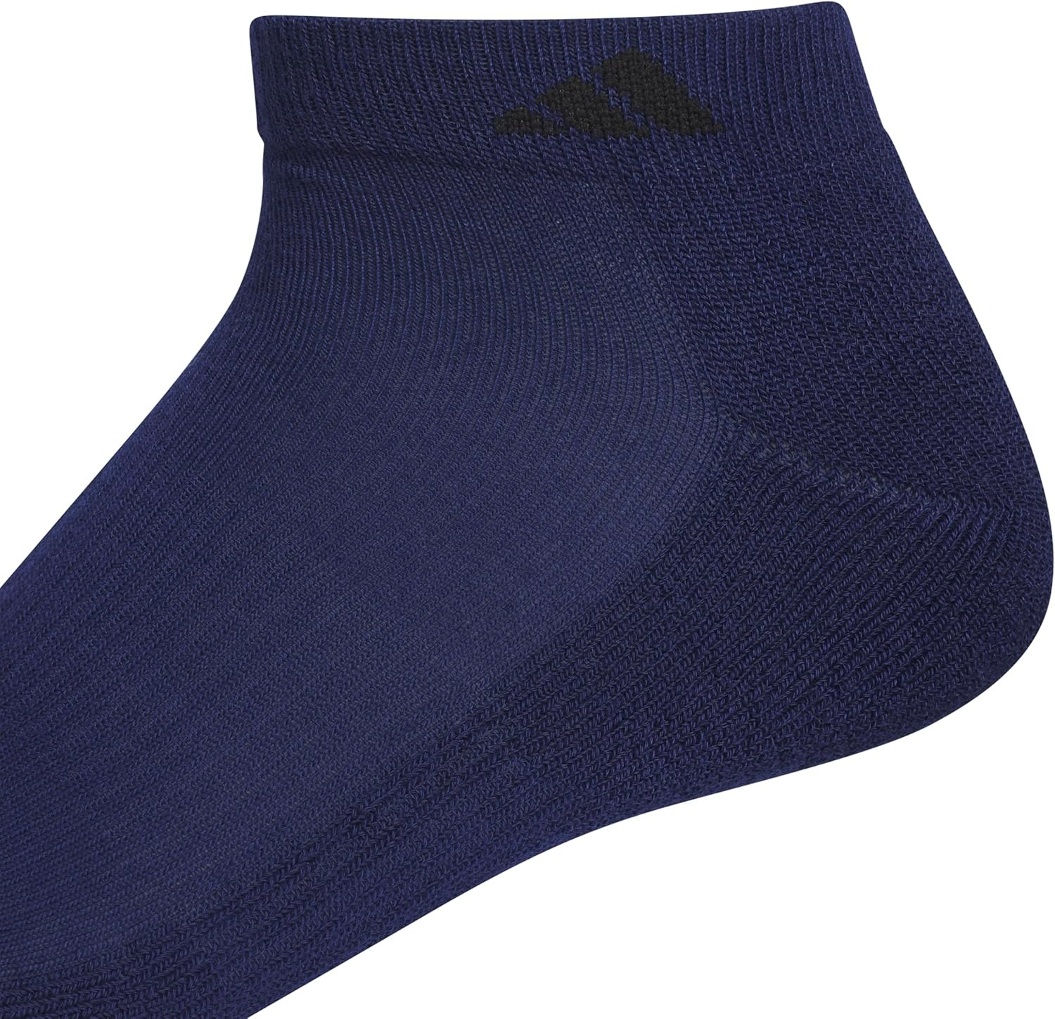 image:imageadidas Mens Athletic Cushioned Low Cut Ankle Socks 6 Pairs Durable amp ComfortableDark BlueCollegiate NavyTech Indigo Blue