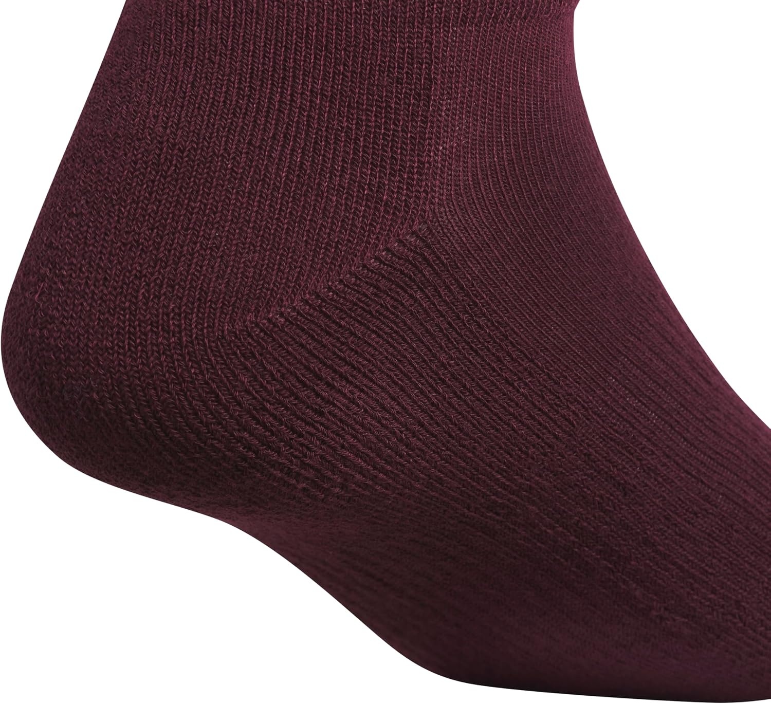 image:imageadidas Mens Athletic Cushioned Low Cut Ankle Socks 6 Pairs Durable amp ComfortableMaroonCool Light HeatherDark Blue