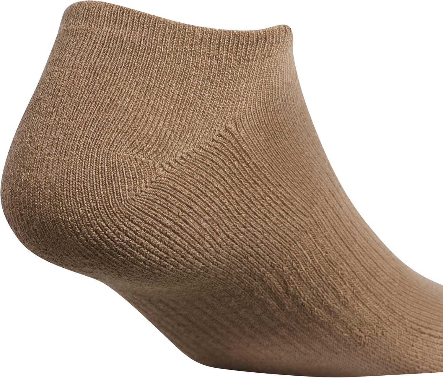 image:imageadidas Mens Athletic Cushioned No Show Socks 6 Pairs Durable amp ComfortableKhaki SixWhiteCrystal Linen Beige