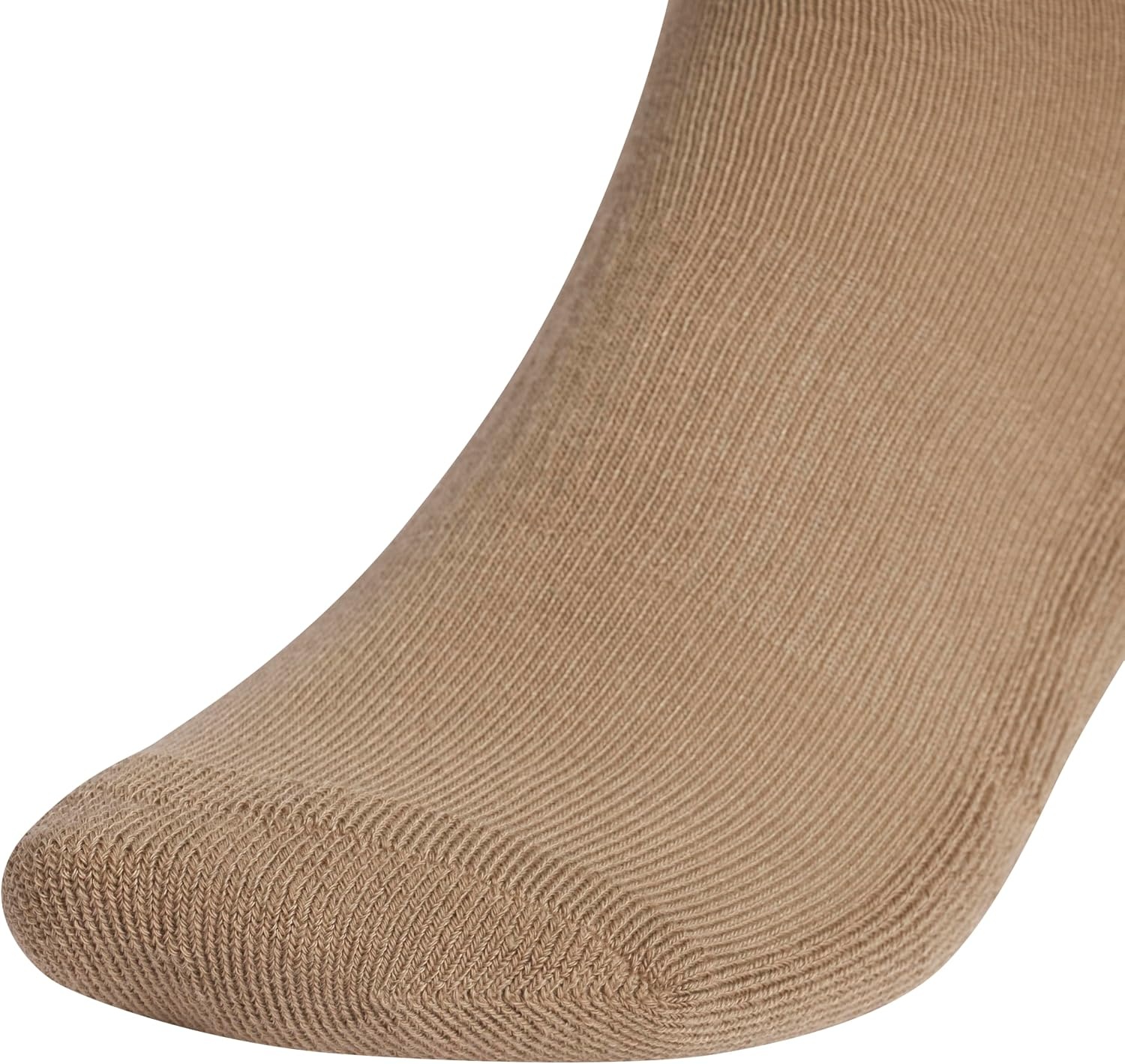 image:imageadidas Mens Athletic Cushioned No Show Socks 6 Pairs Durable amp ComfortableKhaki SixWhiteCrystal Linen Beige
