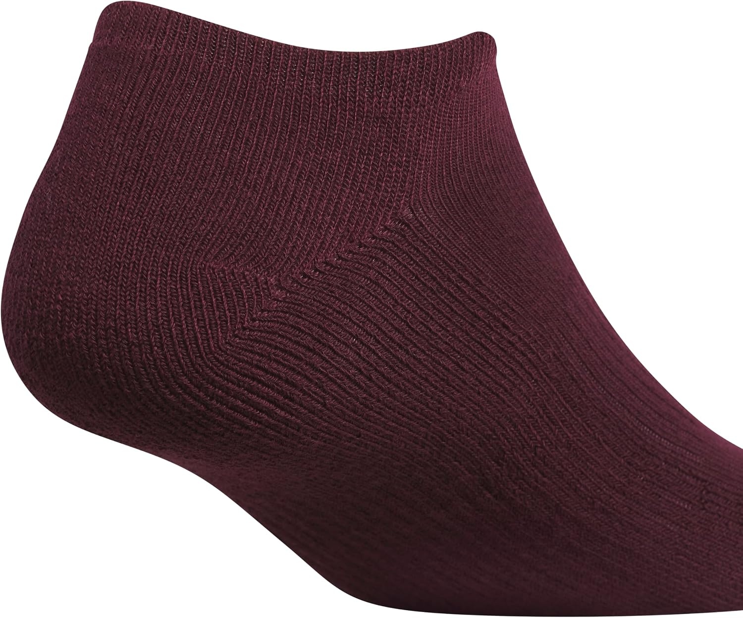 image:imageadidas Mens Athletic Cushioned No Show Socks 6 Pairs Durable amp ComfortableMaroonCool Light HeatherDark Blue