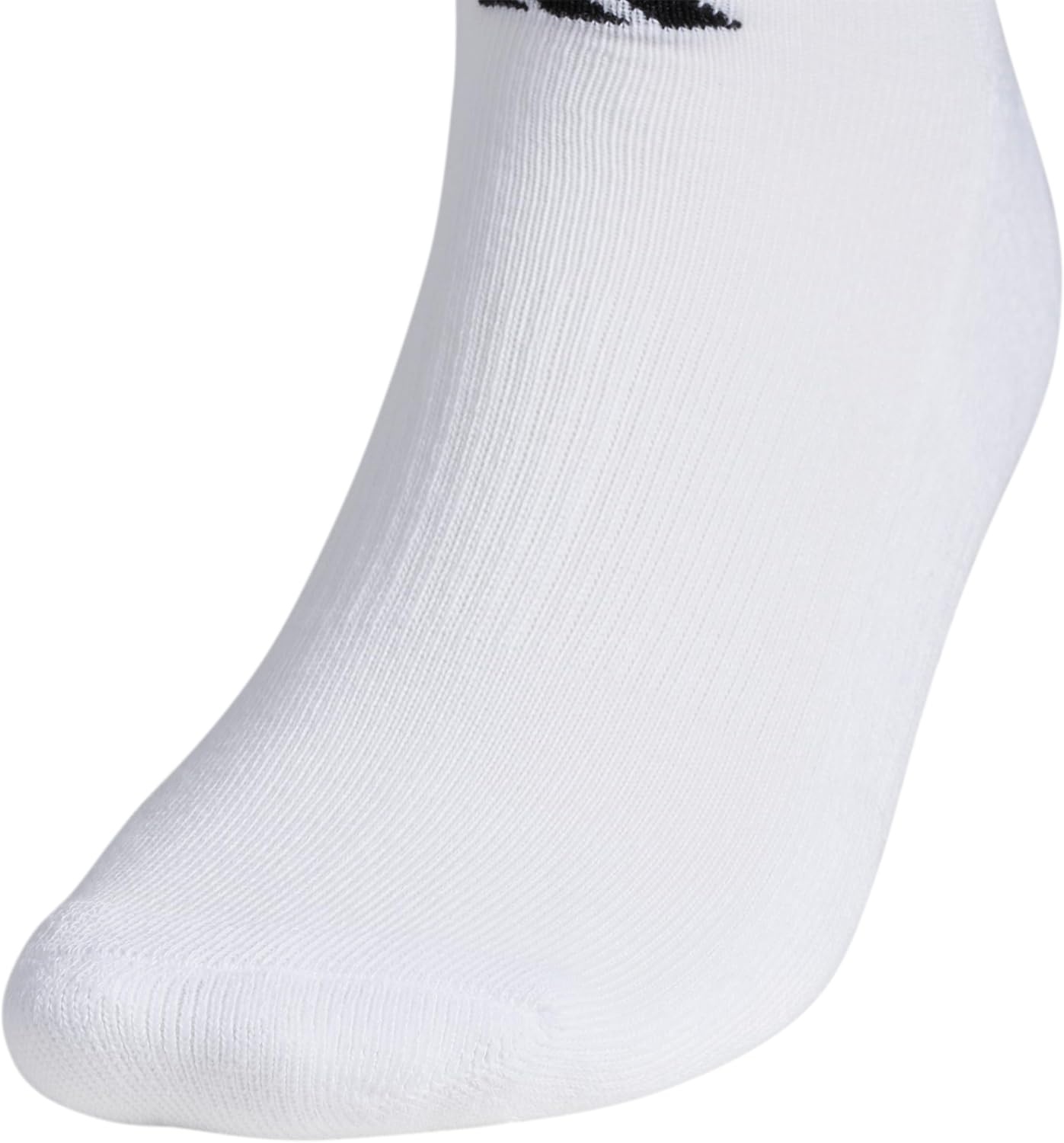 image:imageadidas Mens Athletic Cushioned No Show Socks 6 Pairs Durable amp ComfortableWhiteBlack