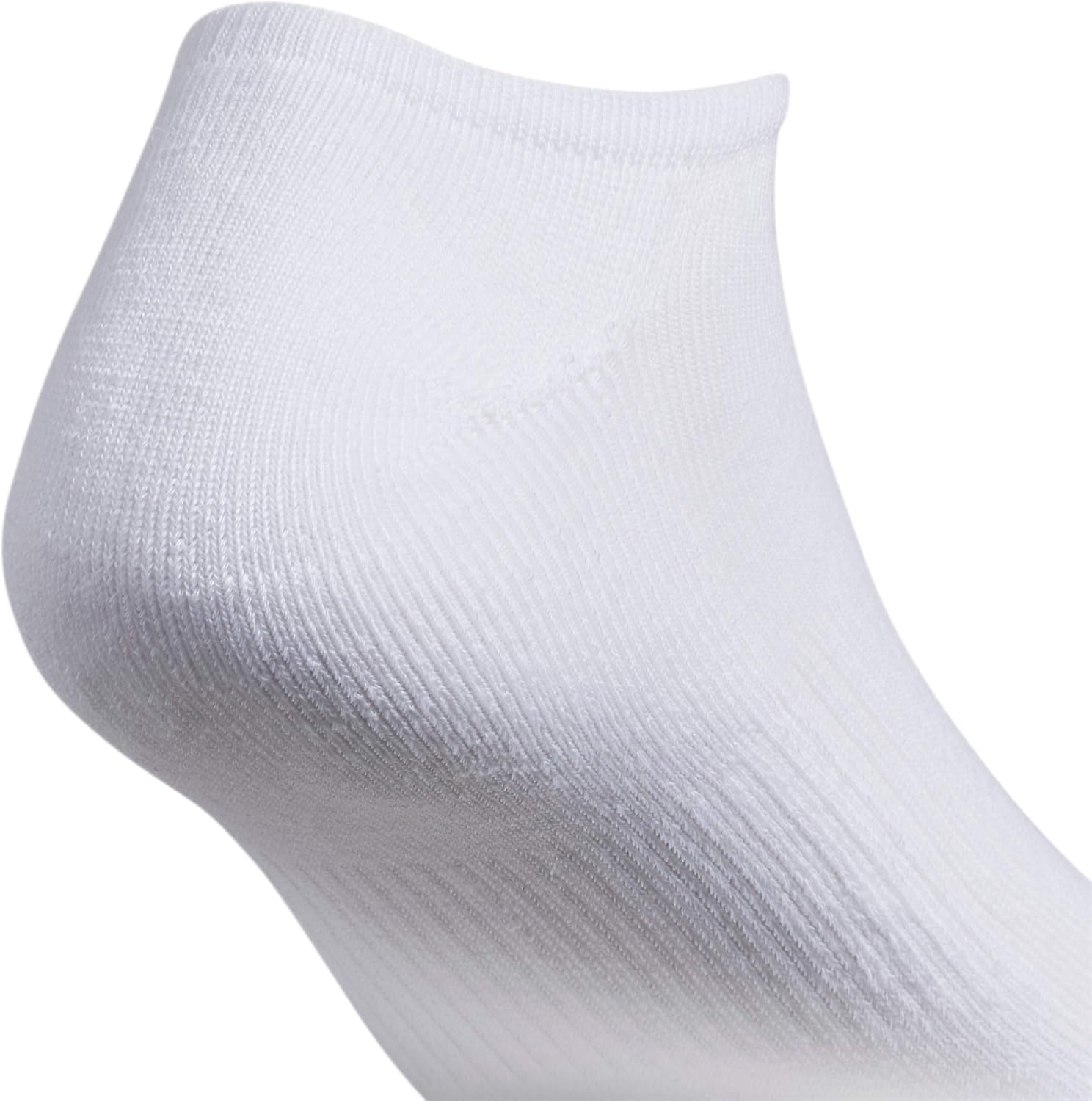 image:imageadidas Mens Athletic Cushioned No Show Socks 6 Pairs Durable amp ComfortableWhiteBlackWhite