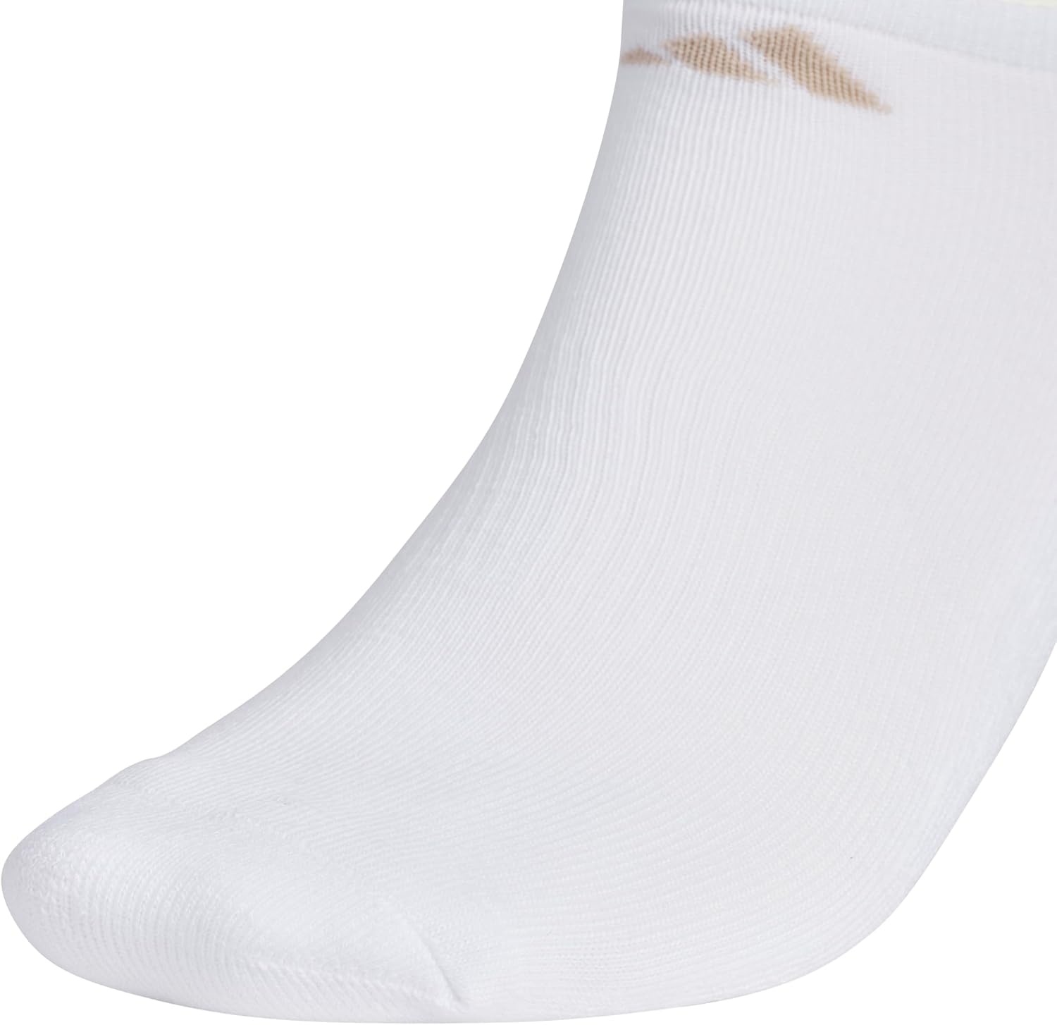 image:imageadidas Mens Athletic Cushioned No Show Socks 6 Pairs Durable amp ComfortableWhiteWonder BeigeAlumina Beige