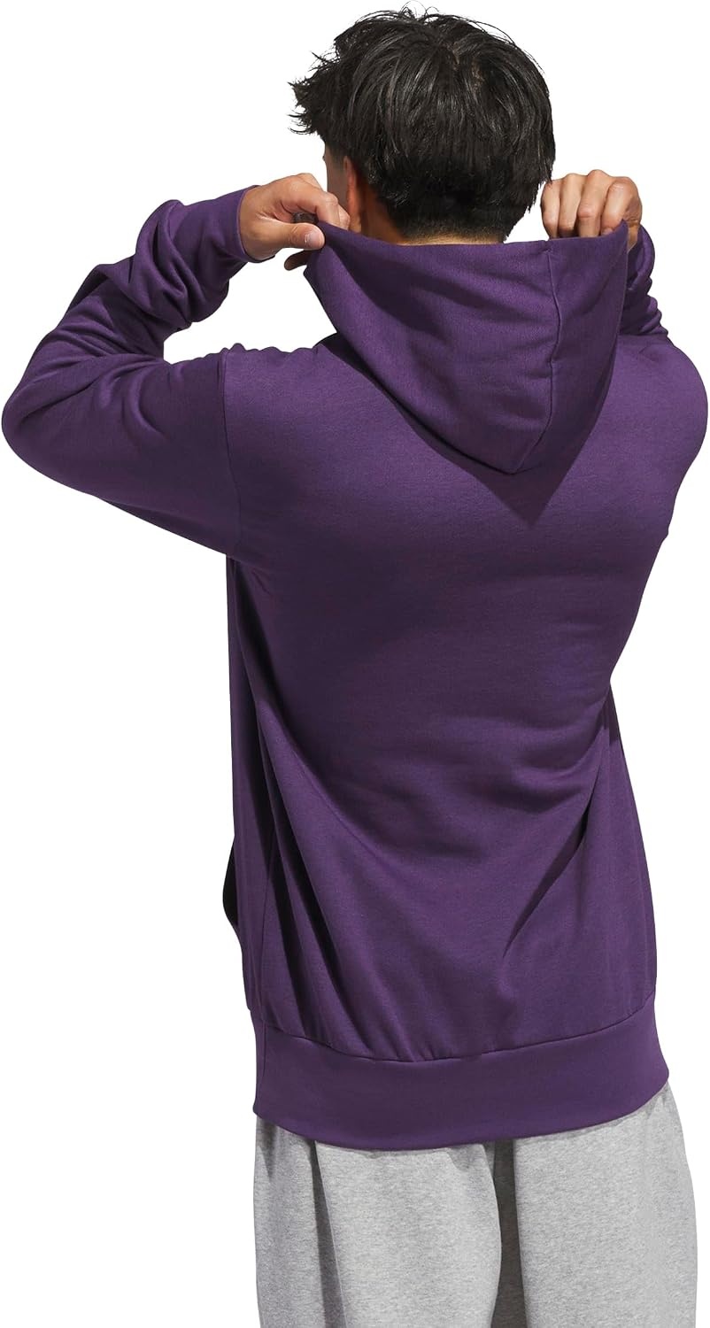image:imageadidas Mens Big Logo Graphic HoodieAurora Plum
