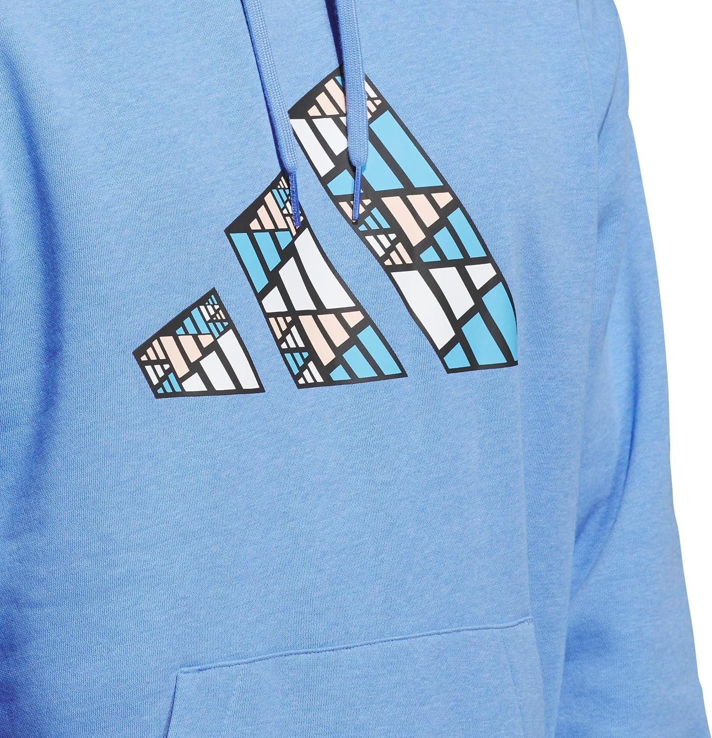 image:imageadidas Mens Big Logo Graphic HoodieBlue Fusion