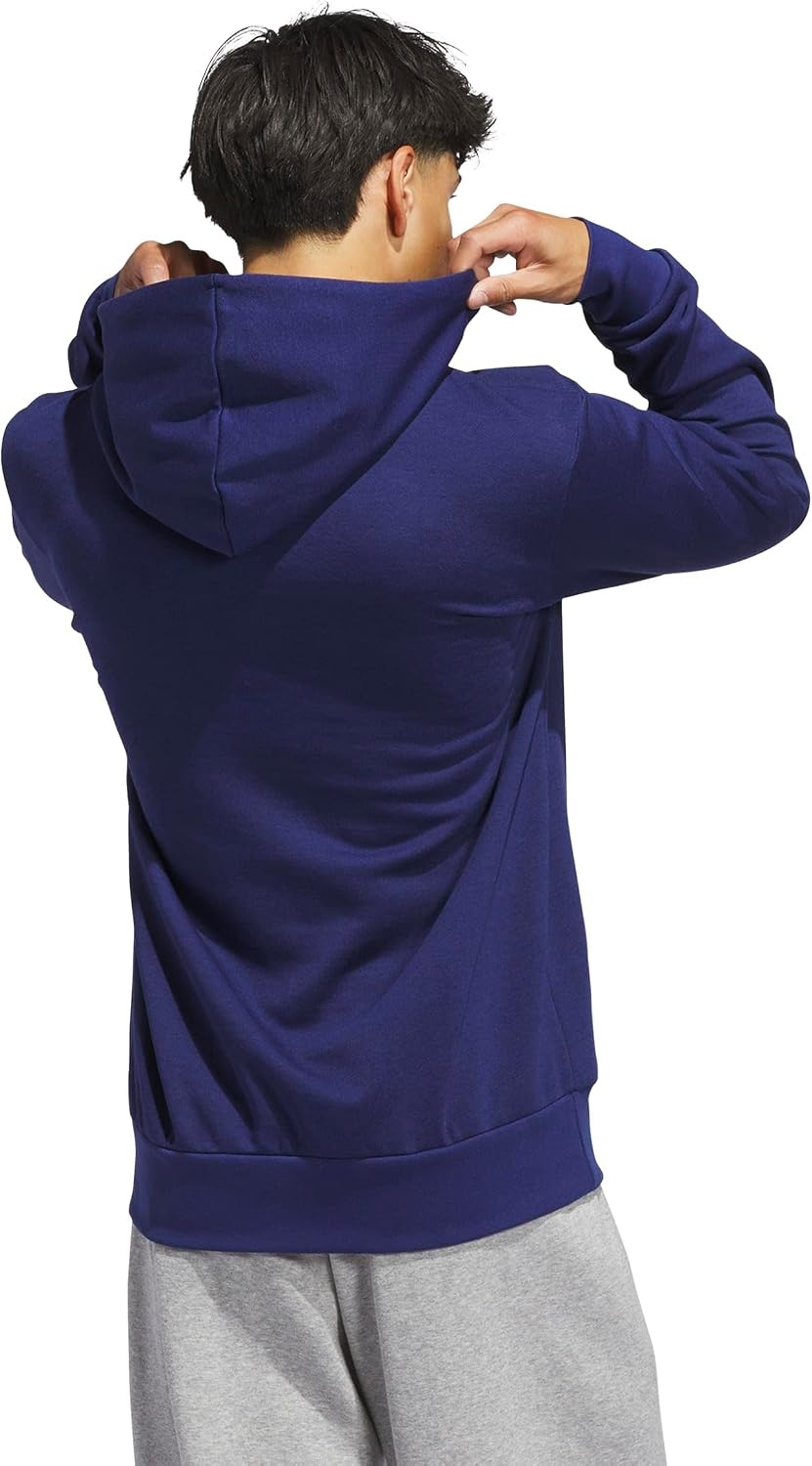 image:imageadidas Mens Big Logo Graphic HoodieDark BlueGreen