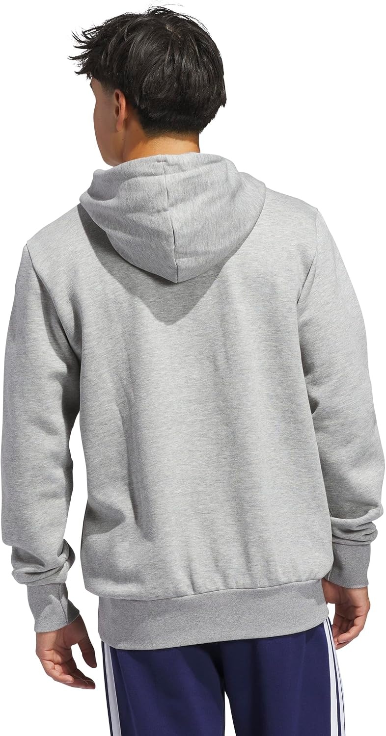 image:imageadidas Mens Big Logo Graphic HoodieMedium Grey Heather