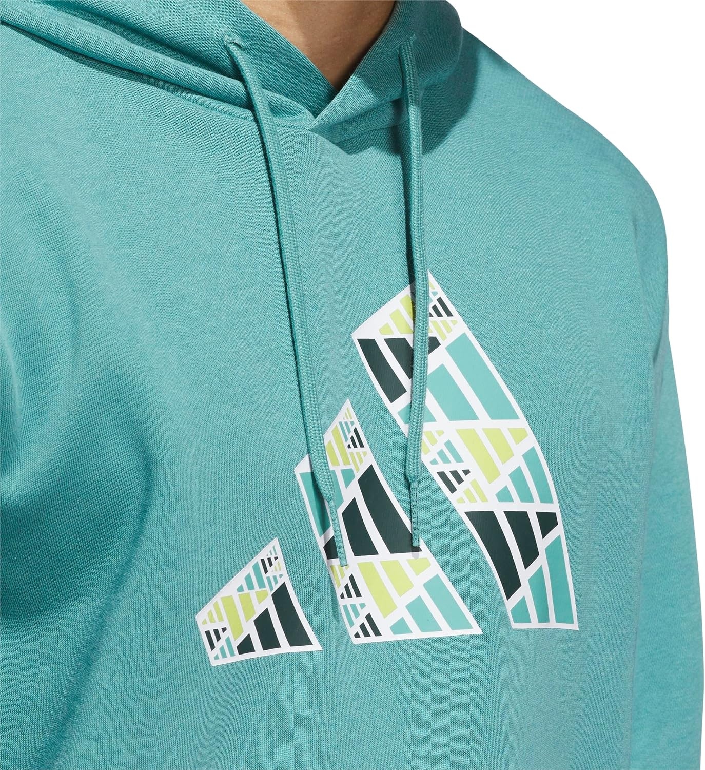 image:imageadidas Mens Big Logo Graphic HoodiePowder Teal