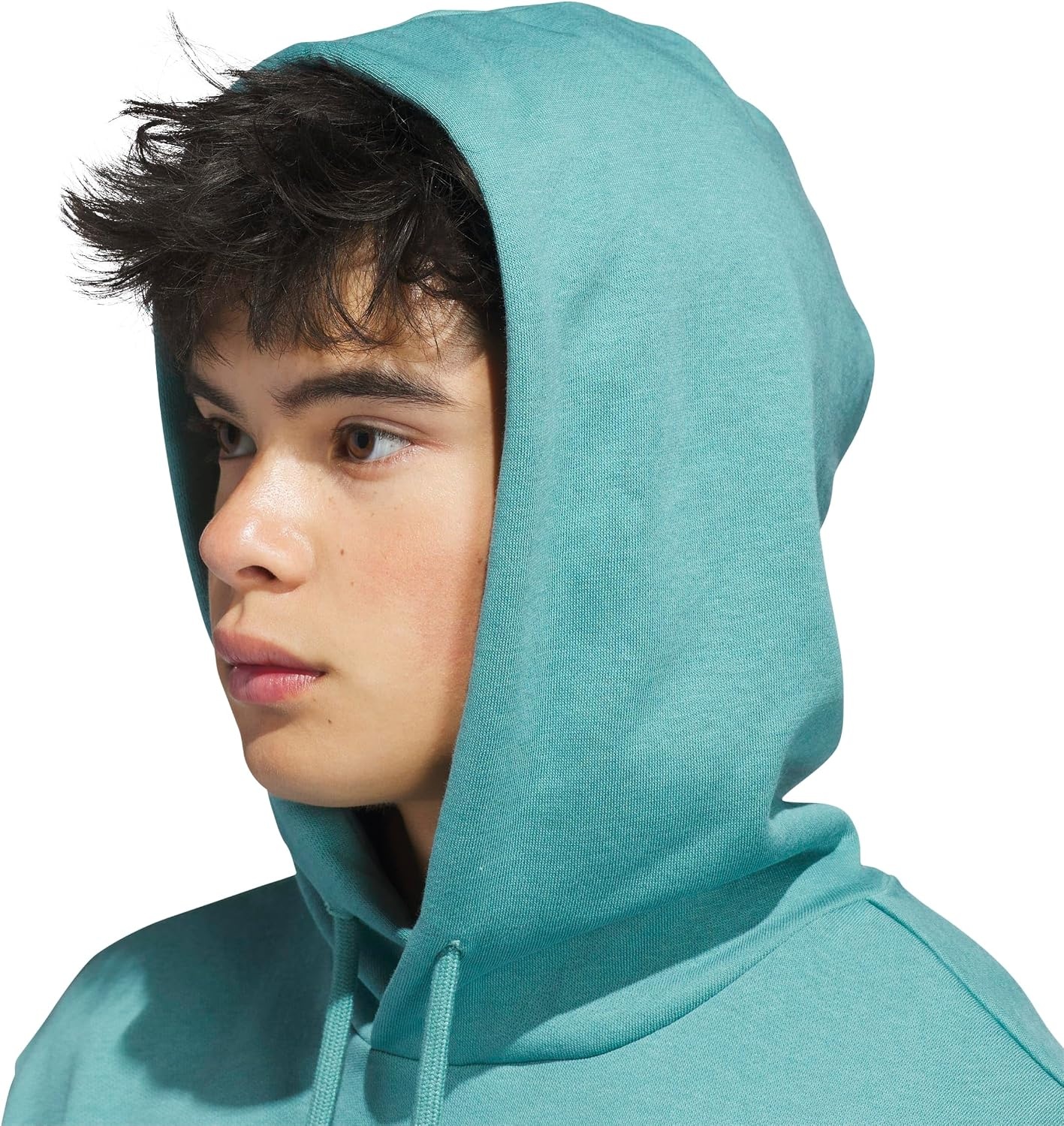 image:imageadidas Mens Big Logo Graphic HoodiePowder Teal