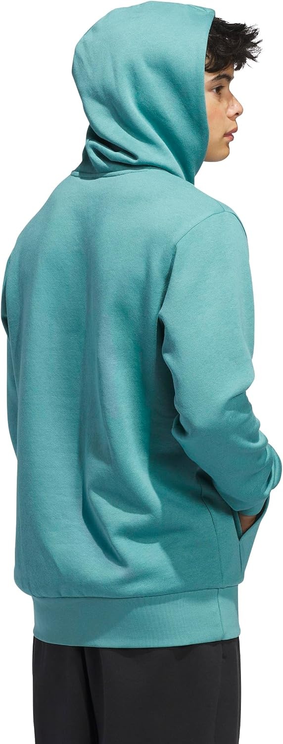 image:imageadidas Mens Big Logo Graphic HoodiePowder TealGrey