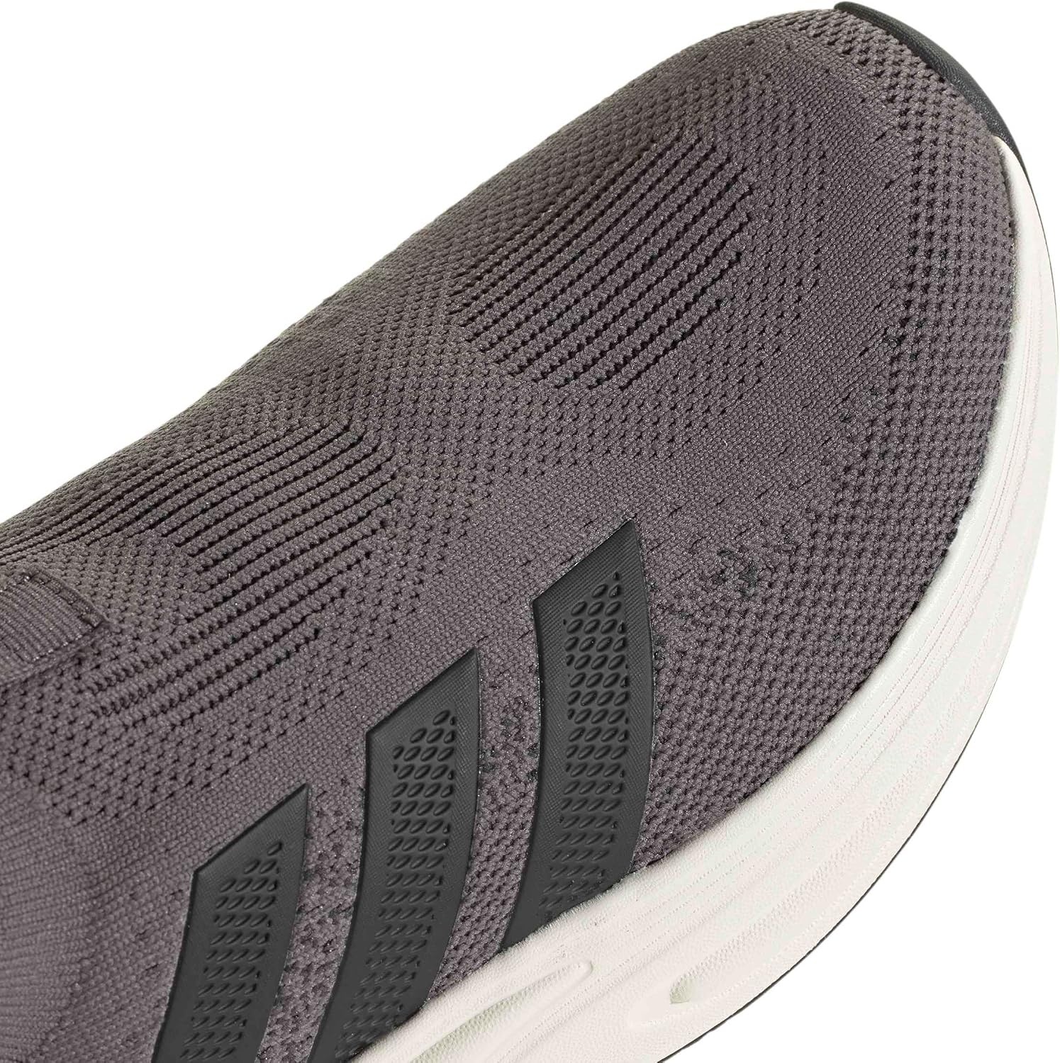 image:imageadidas Mens Cloudfoam Cuxxion Sock Slip On Sneakers Shoes Casual GreyCharcoalCarbonLucid Orange
