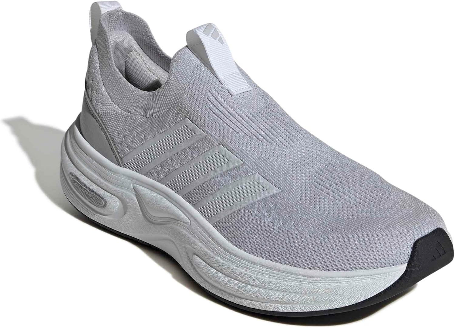 image:imageadidas Mens Cloudfoam Cuxxion Sock Slip On Sneakers Shoes Casual GreyLight Solid GreyDash GreyWhite