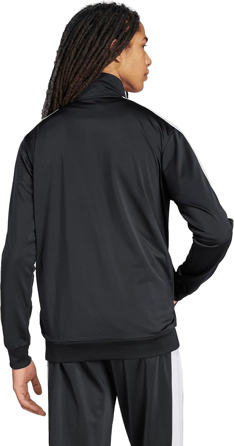 image:imageadidas Mens Colorblock Track TopBlackWhite