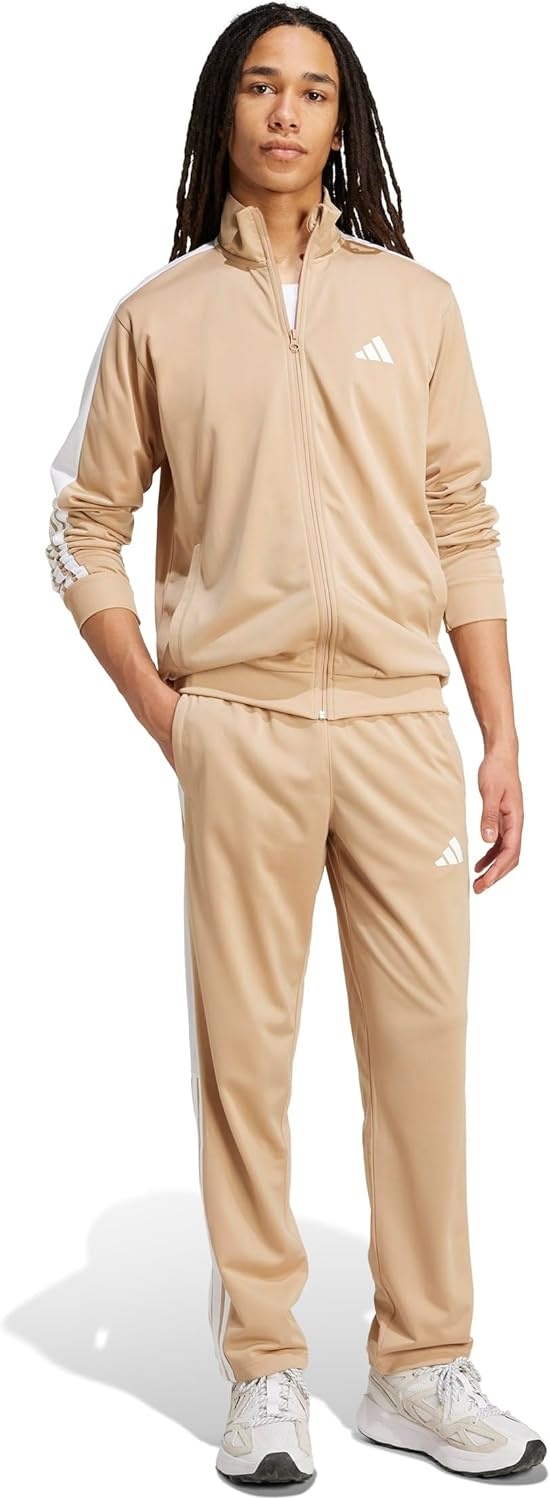 image:imageadidas Mens Colorblock Track TopWarm SandstoneWhite