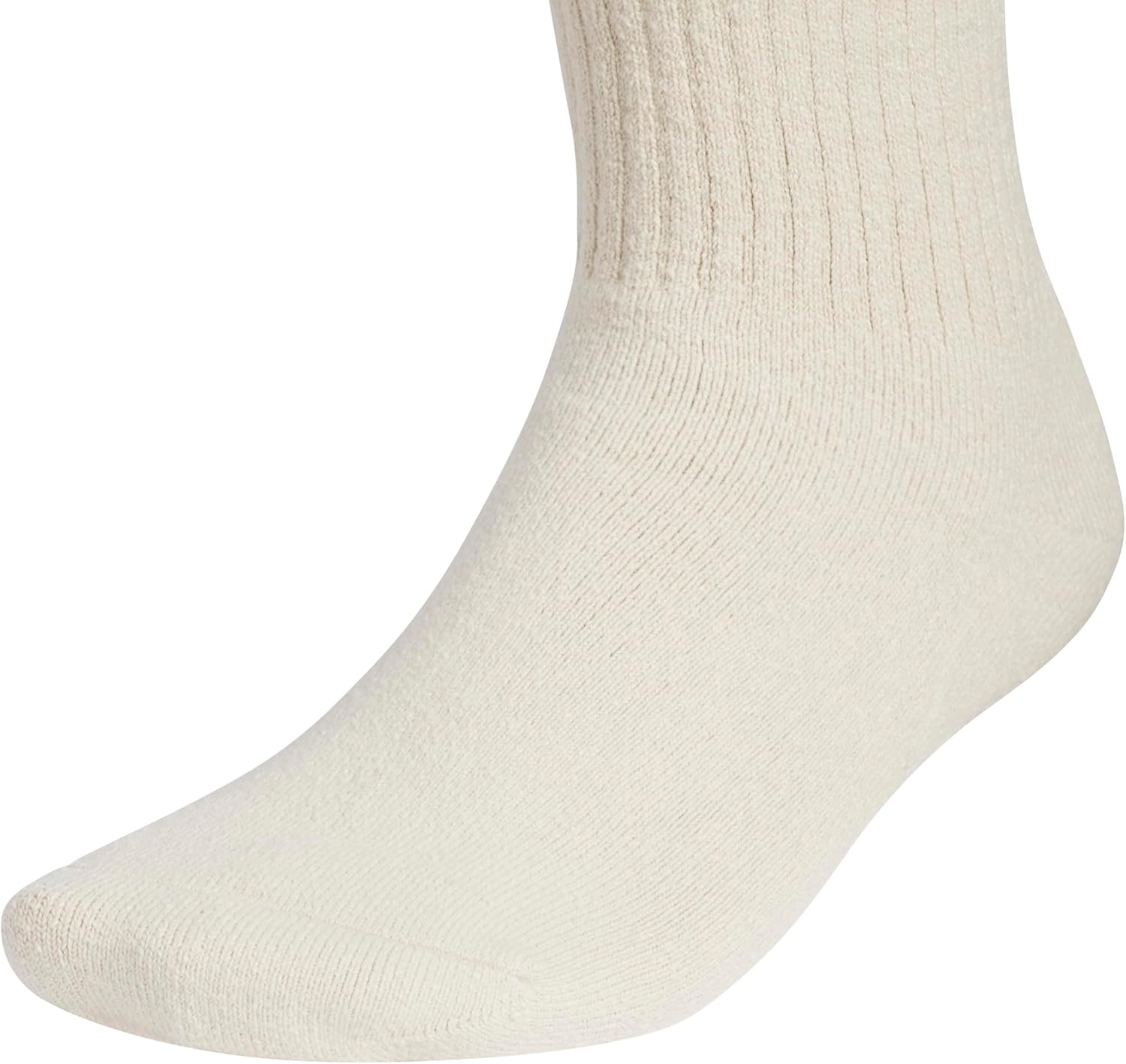 image:imageadidas Mens Cushioned Comfort Crew Socks 3 Pairs Super Soft amp CozyCrystal Linen BeigeGrey FiveKhaki Six2