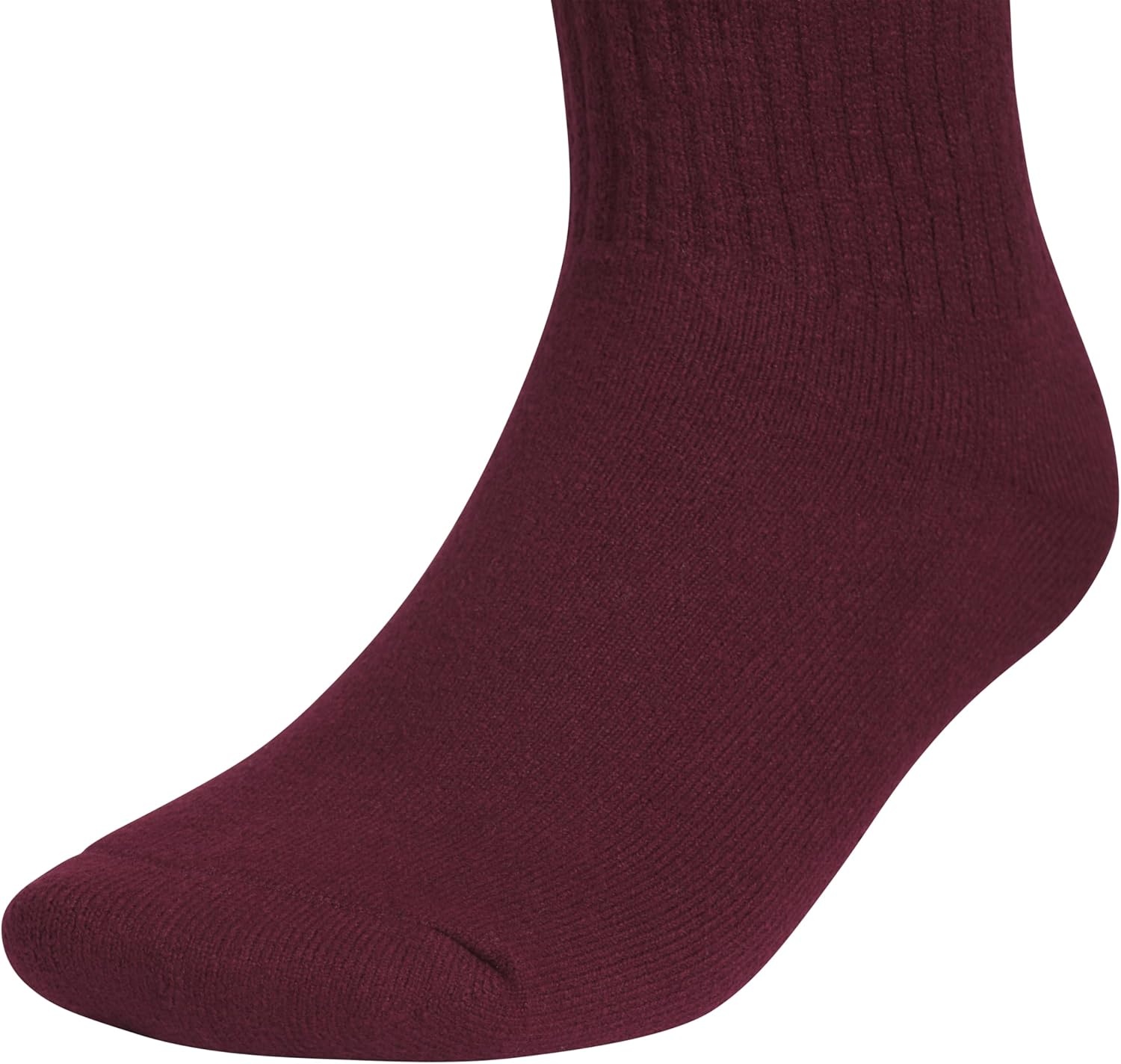 image:imageadidas Mens Cushioned Comfort Crew Socks 3 Pairs Super Soft amp CozyMaroonClear Onix GreyGrey Five2