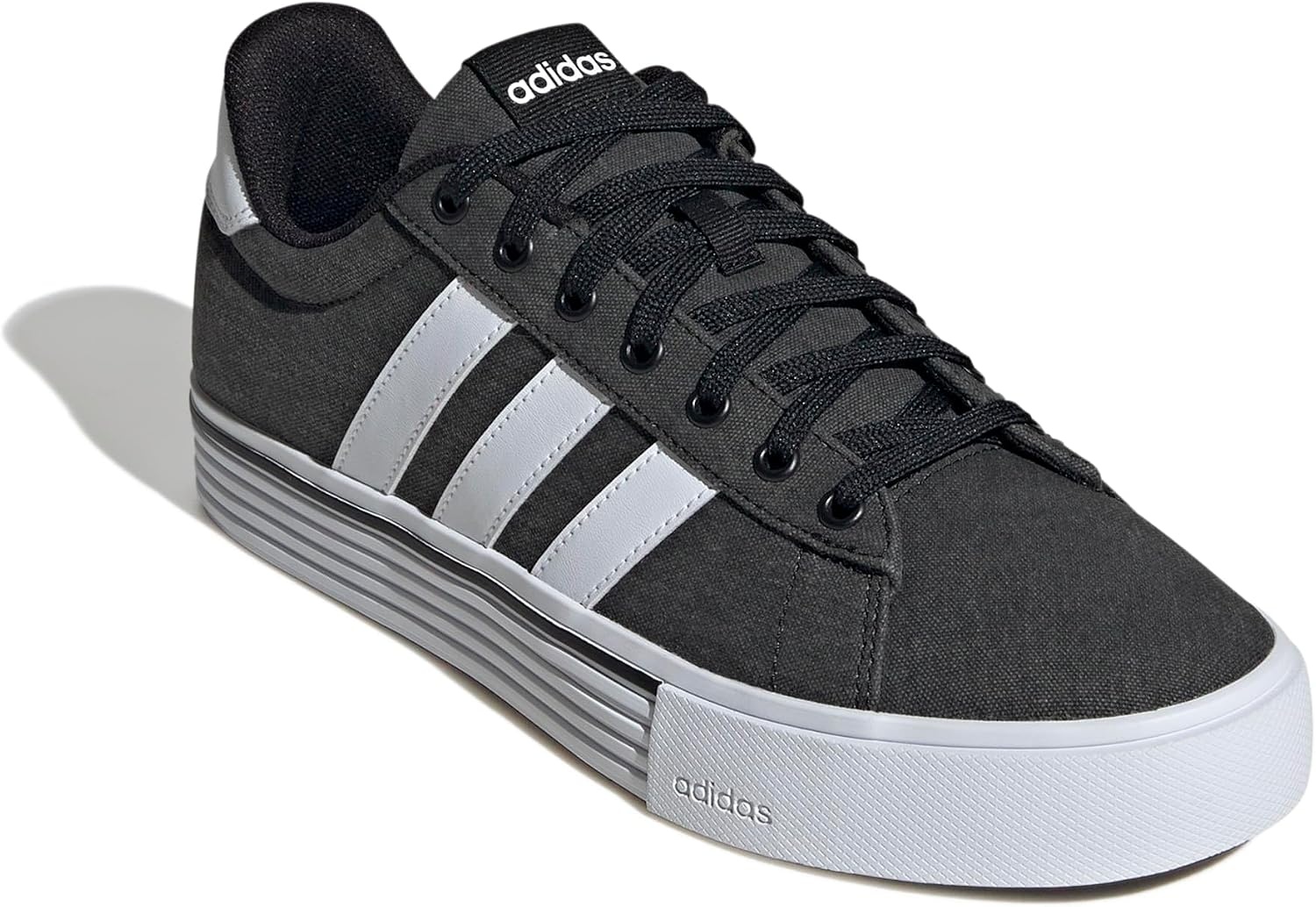 image:imageadidas Mens Daily 40 ShoeBlackWhiteBlack