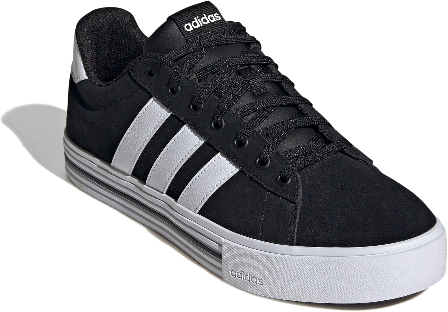 image:imageadidas Mens Daily 40 ShoeBlackWhiteWhite