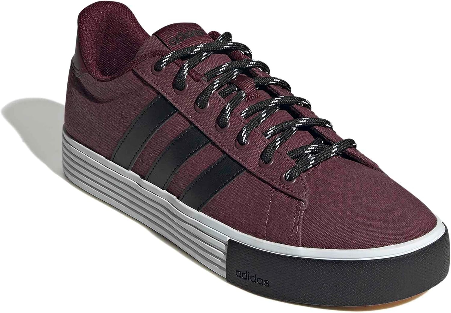 image:imageadidas Mens Daily 40 ShoeMaroonBlackWhite