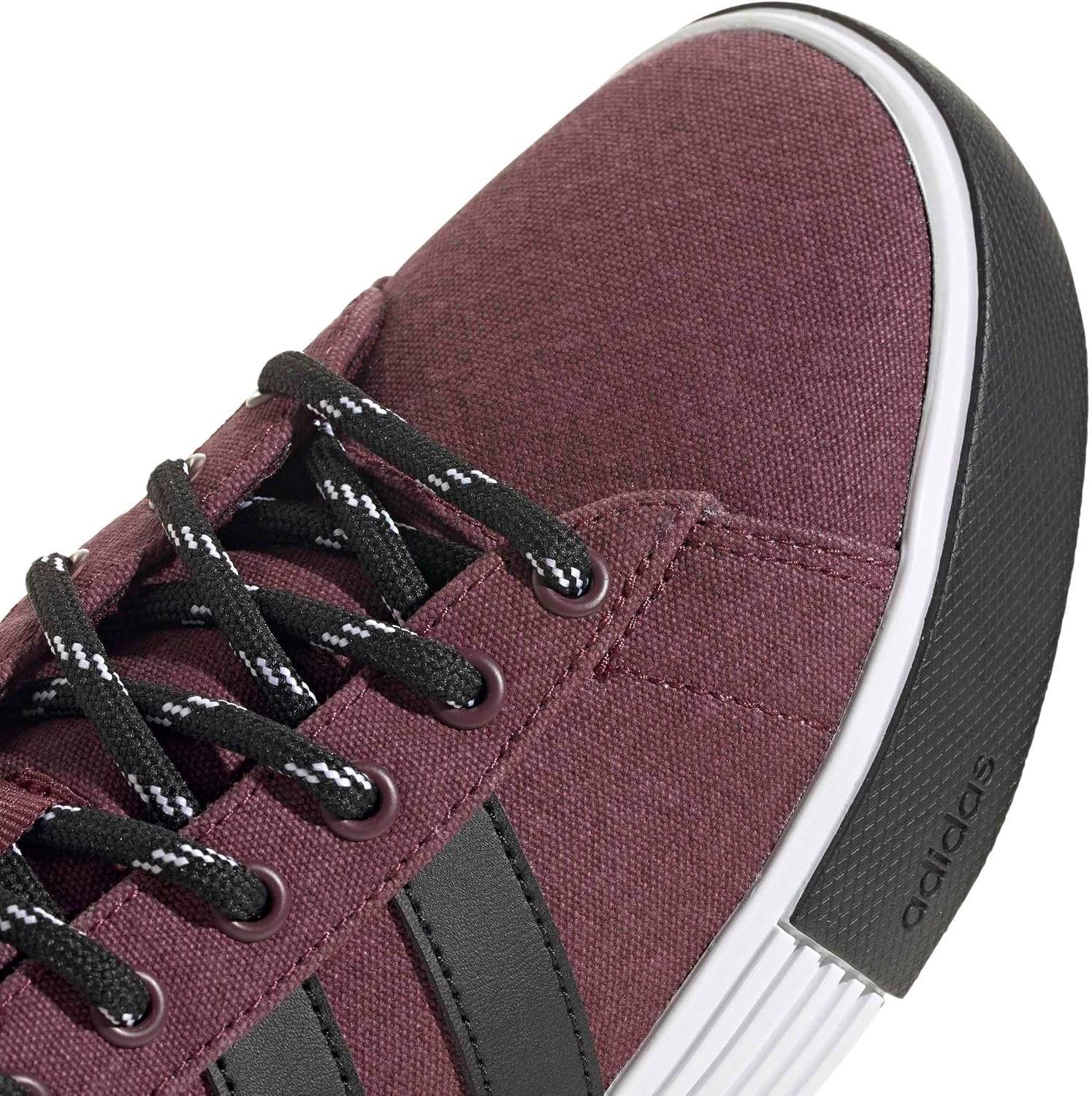 image:imageadidas Mens Daily 40 ShoeMaroonBlackWhite