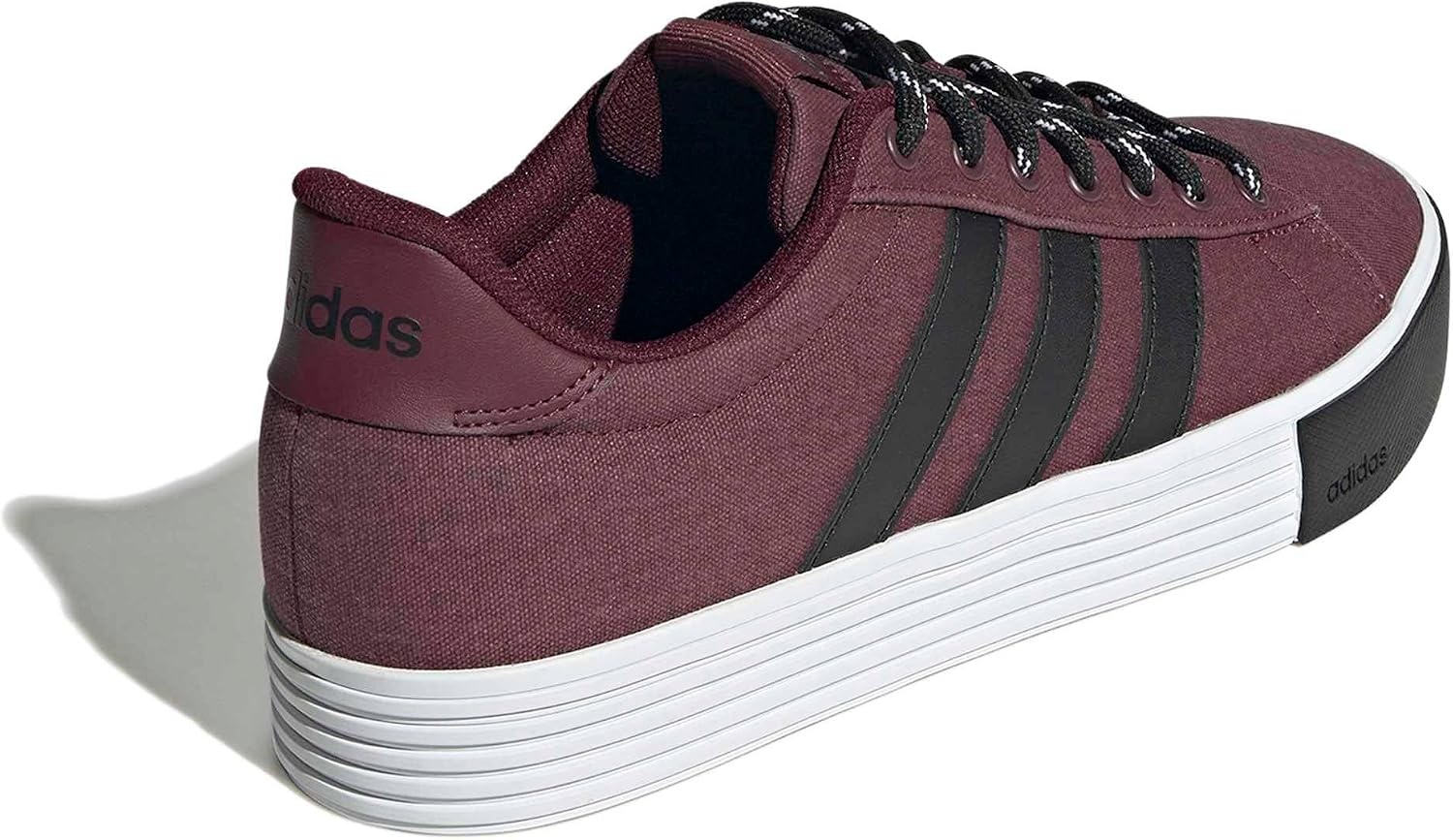 image:imageadidas Mens Daily 40 ShoeMaroonBlackWhite