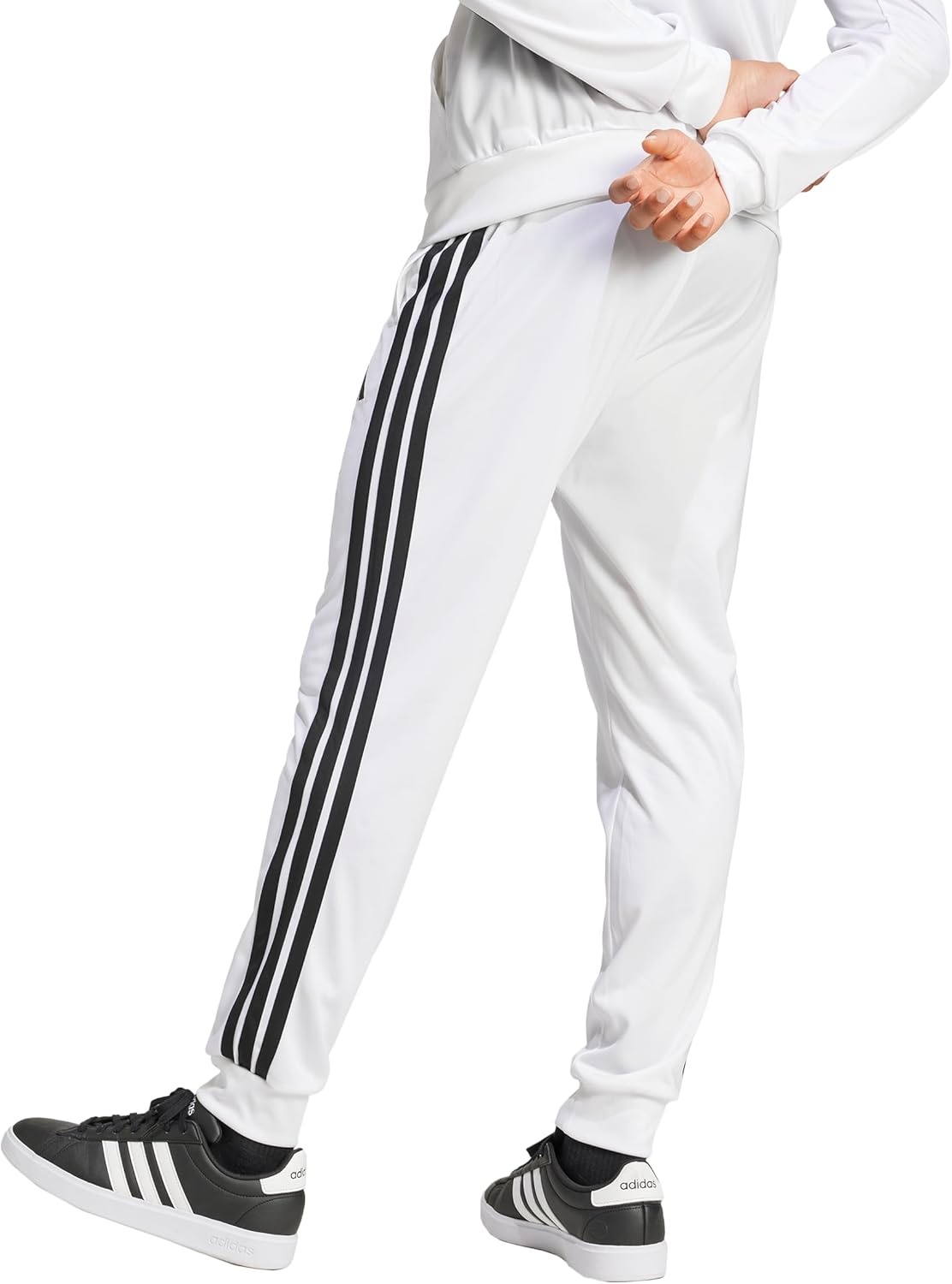 image:imageadidas Mens Dayready Track PantsWhiteBlack