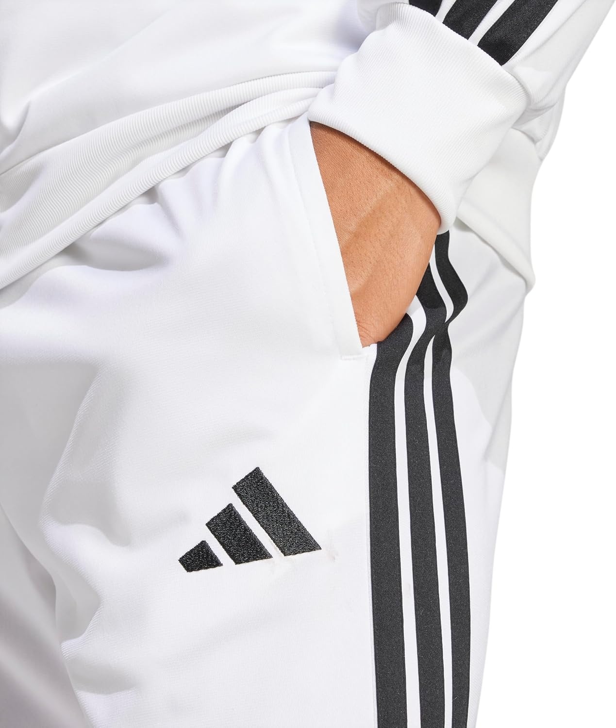 image:imageadidas Mens Dayready Track PantsWhiteBlack