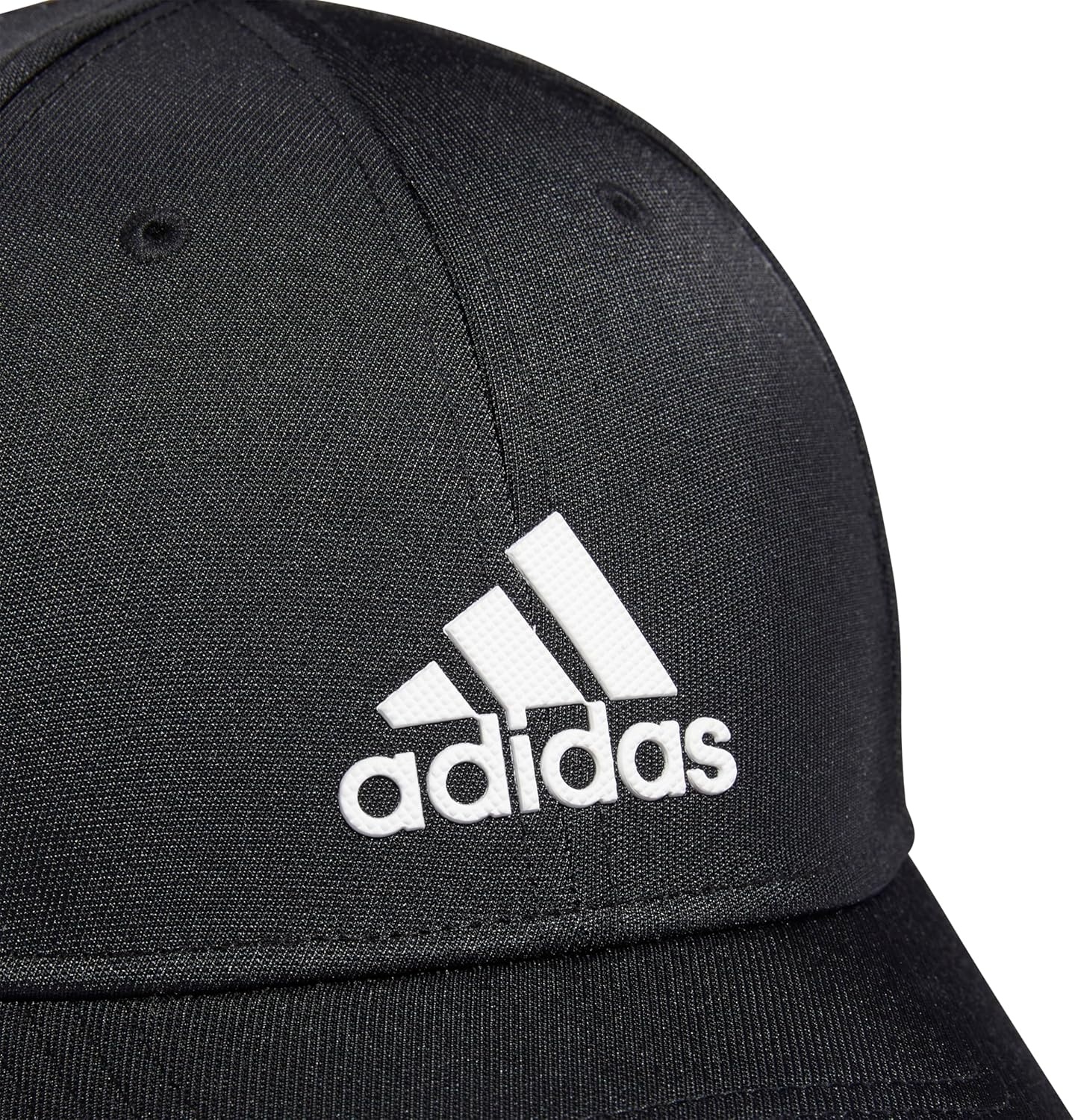 image:imageadidas Mens Decision Structured Adjustable CapBlackWhite