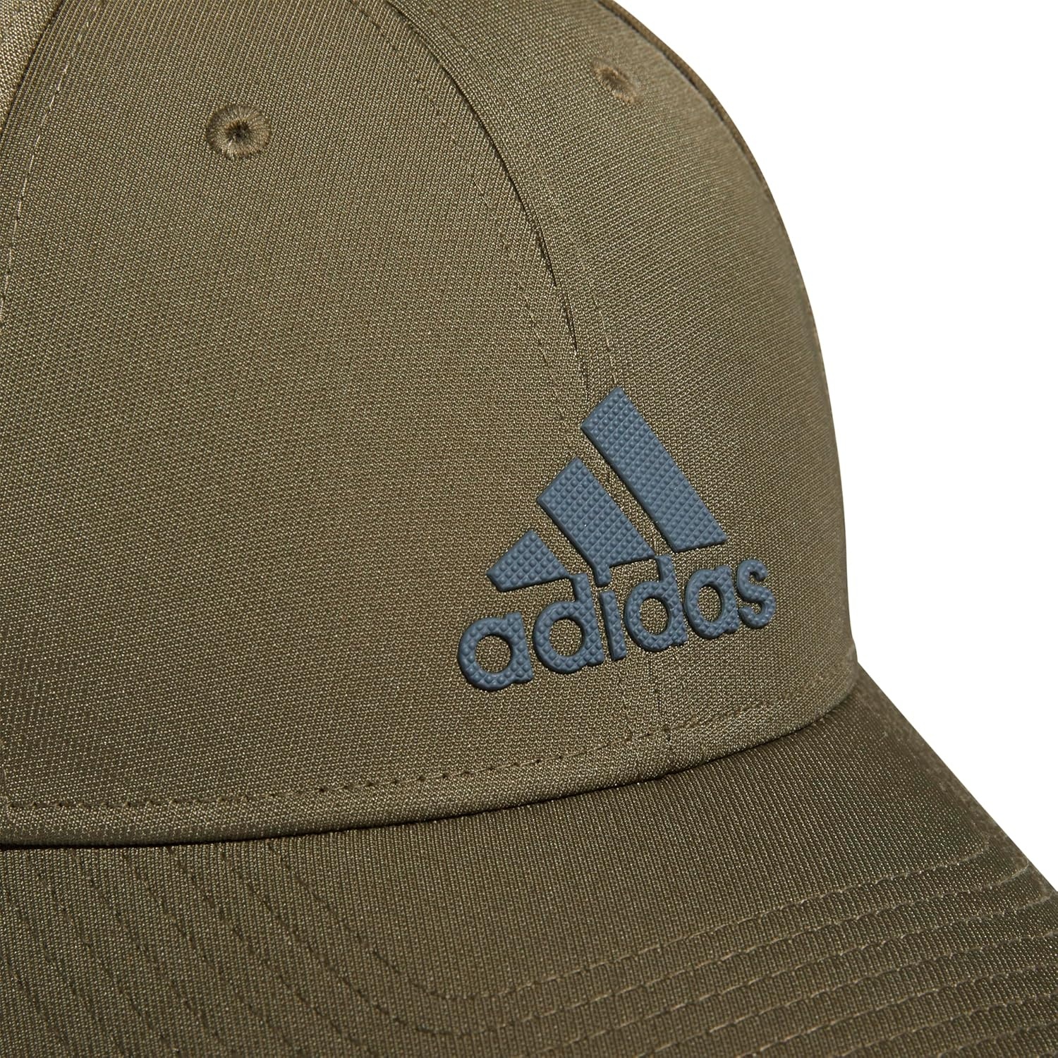 image:imageadidas Mens Decision Structured Adjustable CapOlive Strata GreenOnix Grey